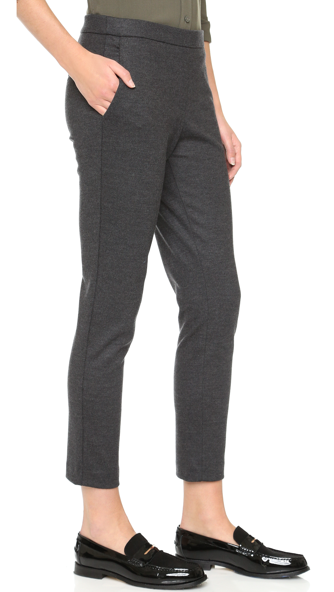 Lyst - Theory Thaniel Pants in Gray