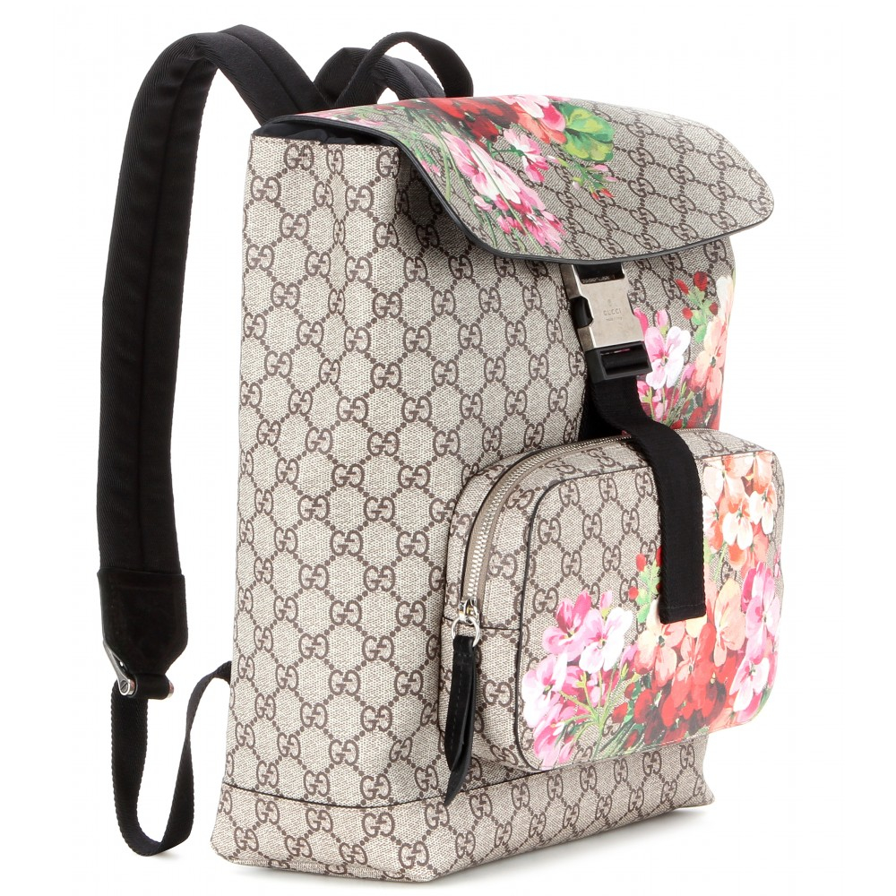 Lyst - Gucci Gg Blooms Printed Canvas Backpack