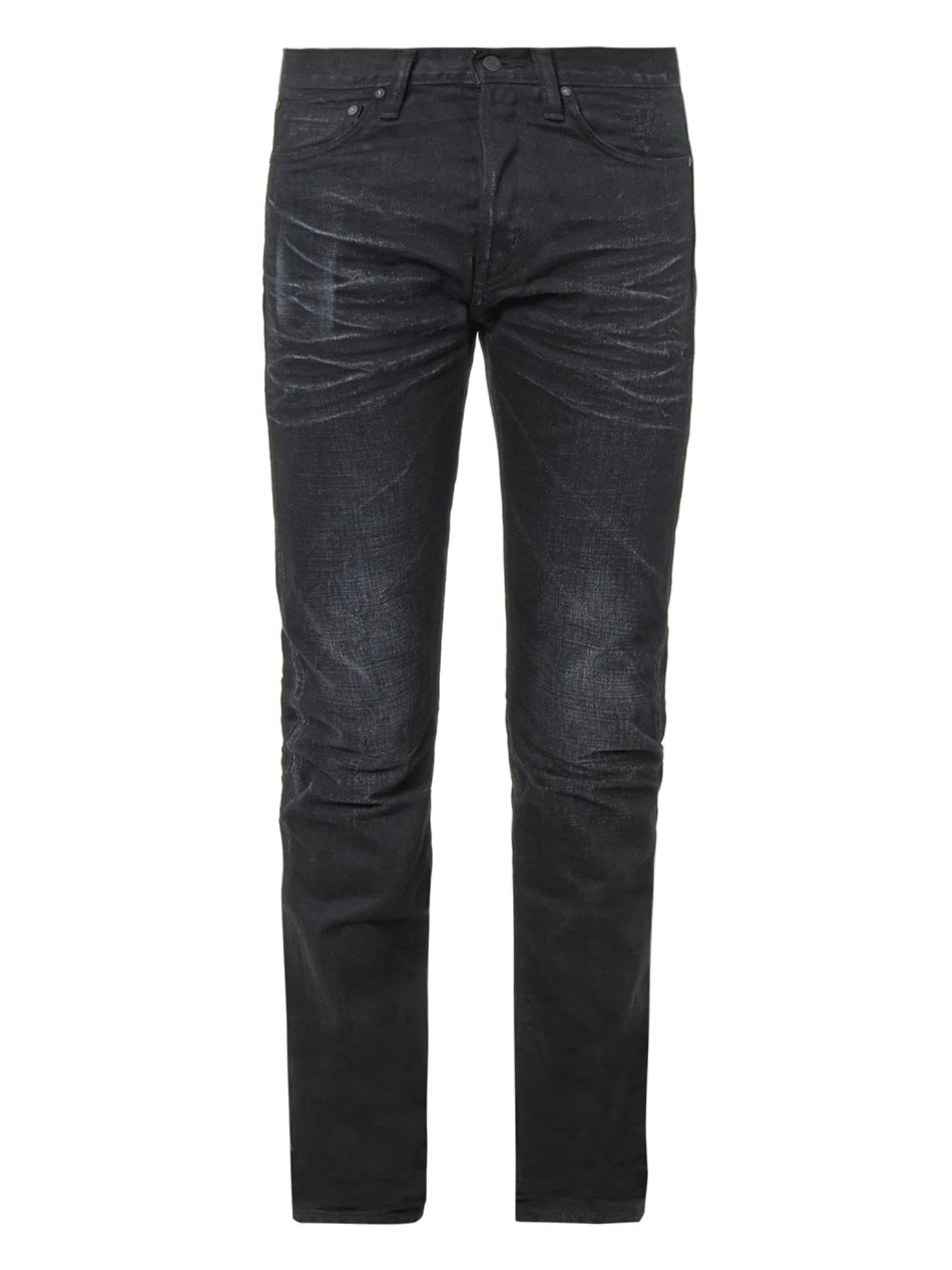 Lyst - Mastercraft Union Slim Black Tapered-Leg Jeans in Black for Men