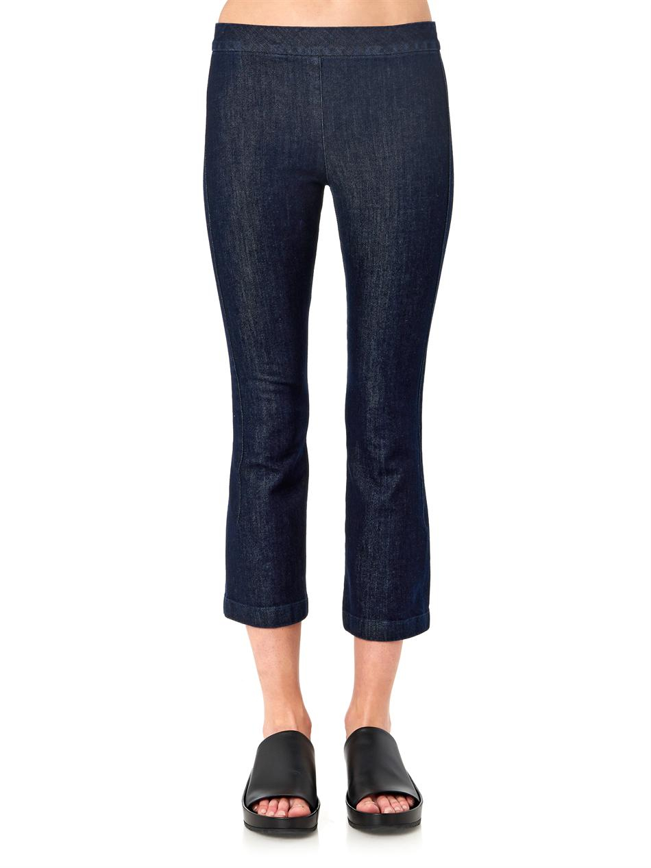 womens kick flare jeans