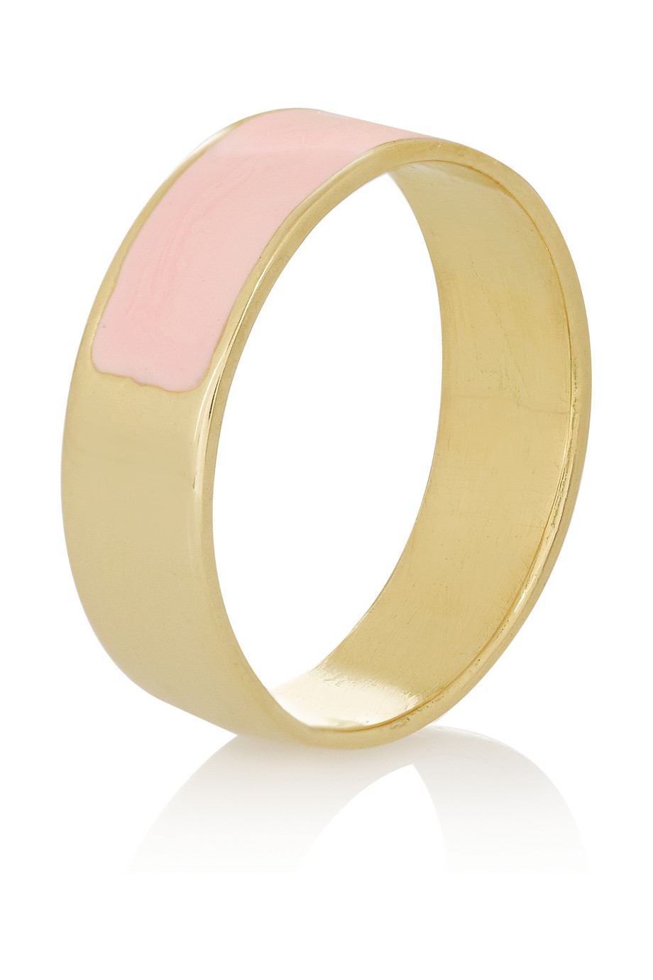 Lyst Inez & Vinoodh Enameled 18Karat Gold Ring in Metallic