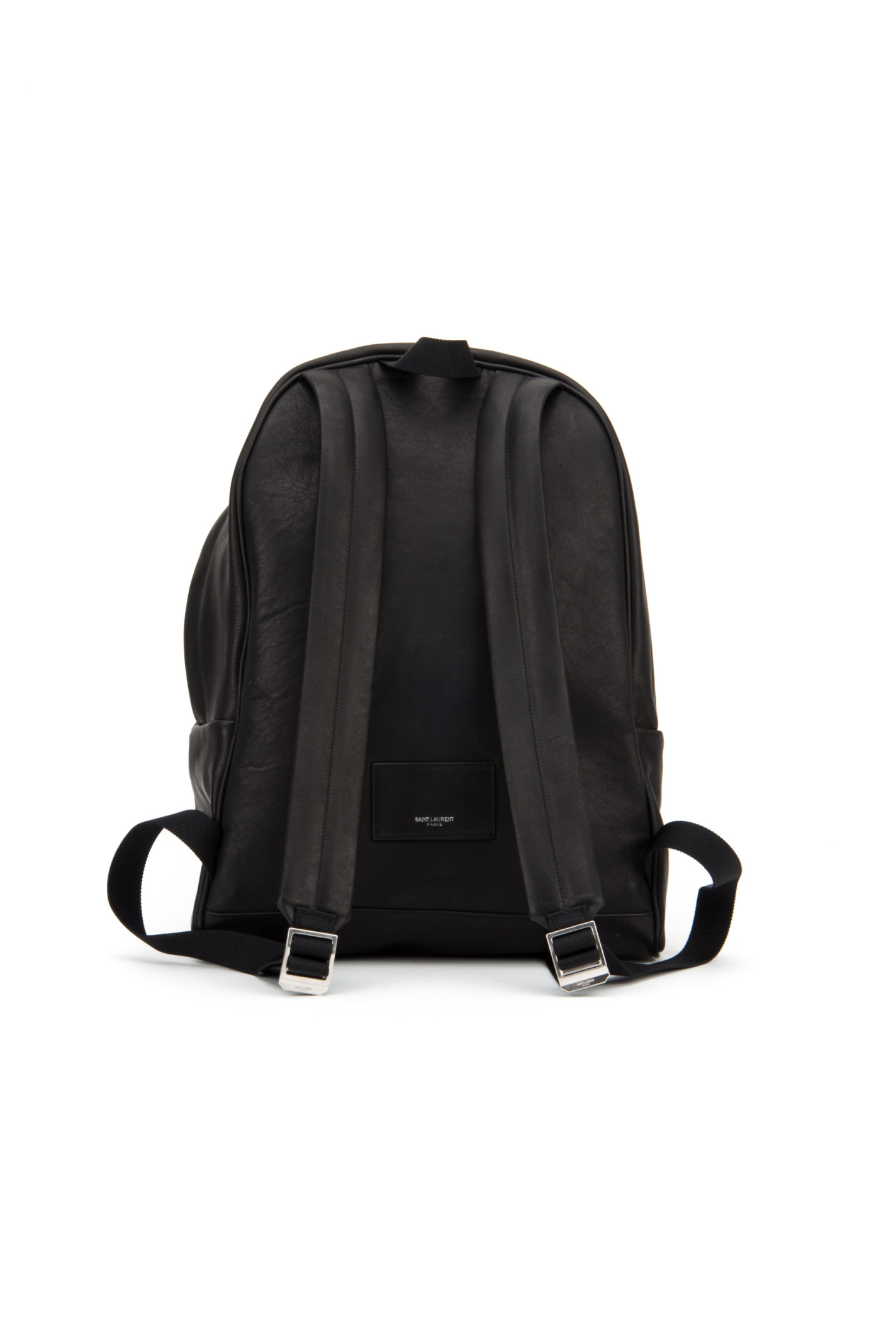 ysl leather backpack  