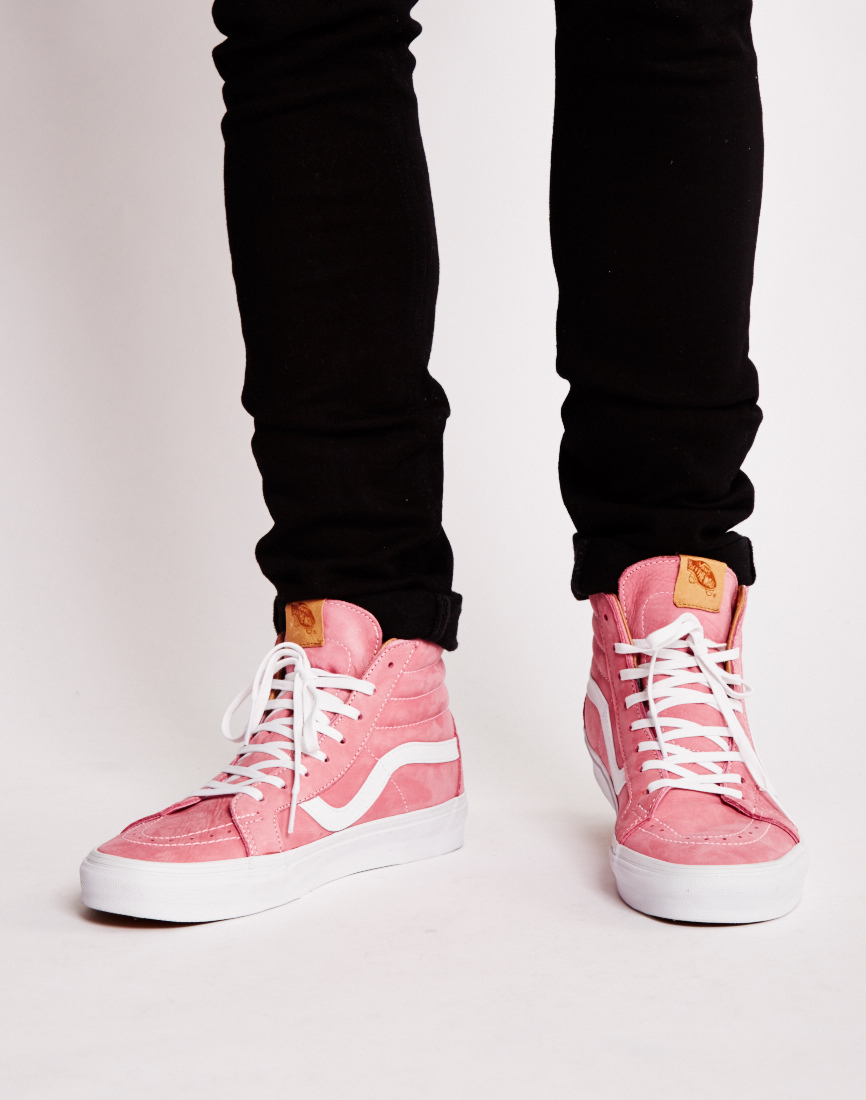 Vans SK8 Hi Canvas rosa Vans SK8 Hi Canvas rosa