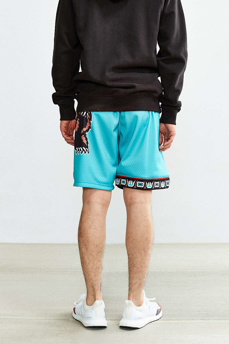 mitchell and ness vancouver grizzlies shorts