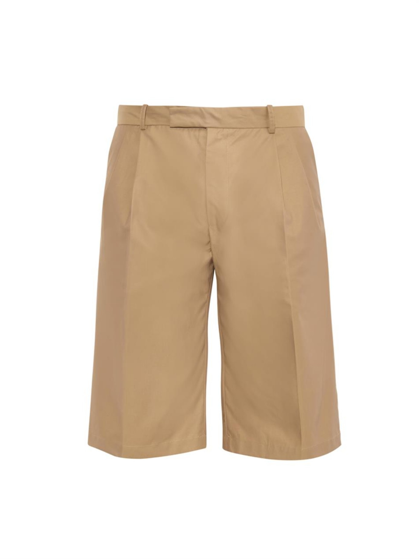 Lyst - J.W.Anderson Pleated-front Shorts in Natural for Men