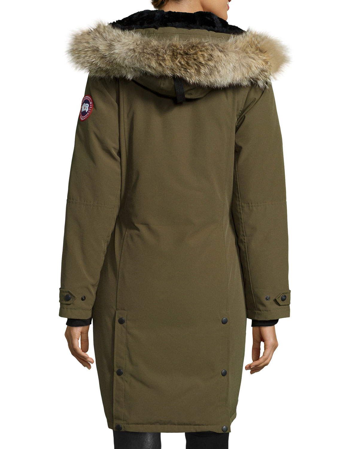 Lyst - Canada Goose Kensington Fur-hood Parka in Black