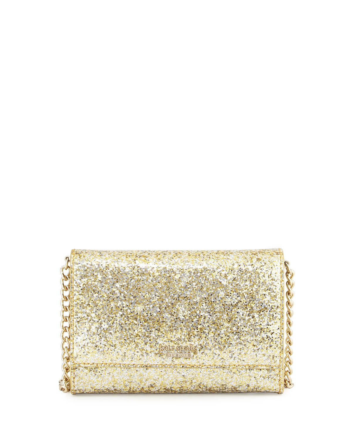 Kate spade Glitter Bug Cami Crossbody Bag in Gold (GOLD/SILVER) | Lyst