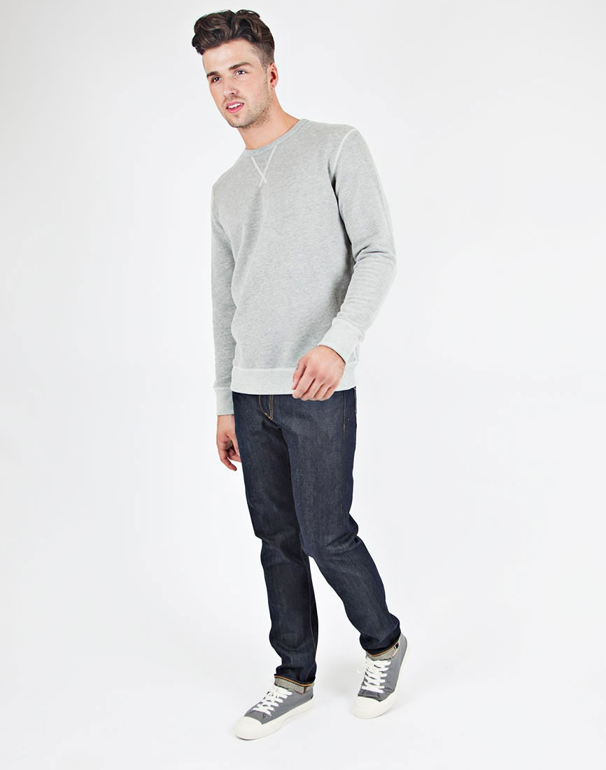 Lee jeans Lee Crew Neck Sweatshirt in Gray for Men | Lyst