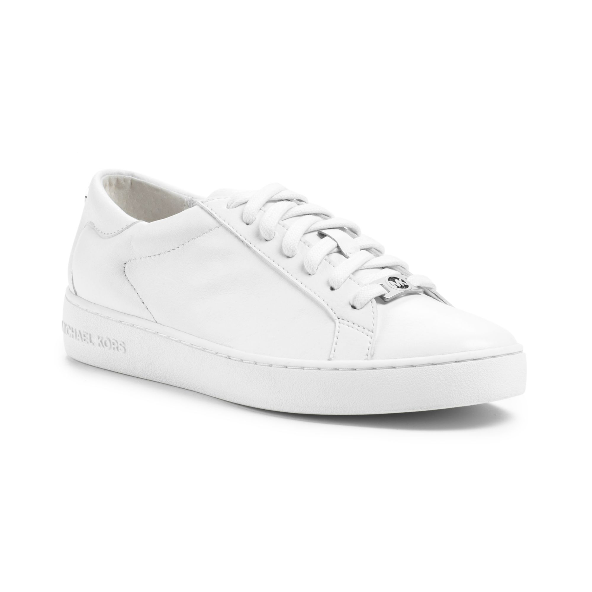 michael kors white tennis shoes