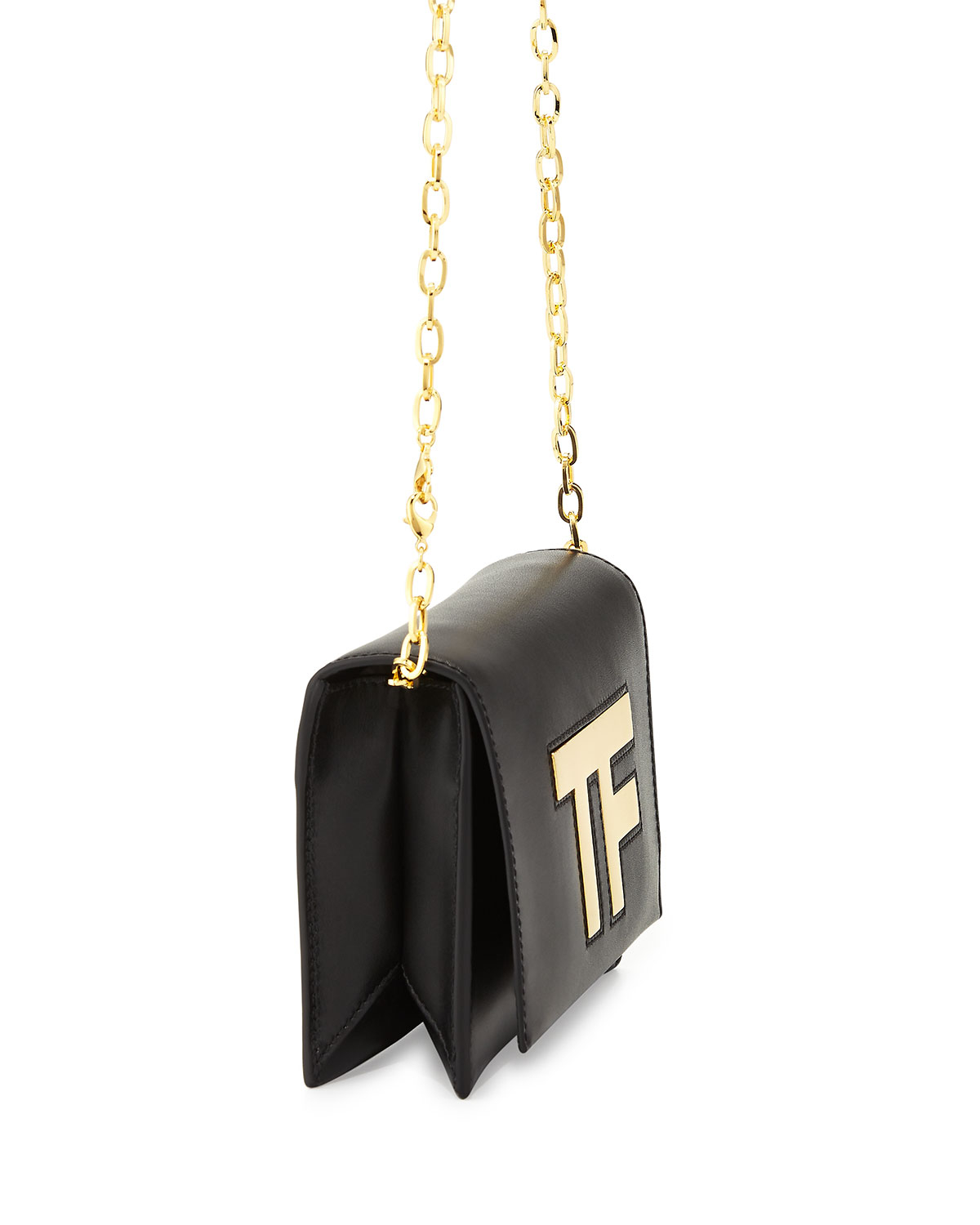Lyst Tom Ford Tf Small Chain Crossbody Bag In Metallic