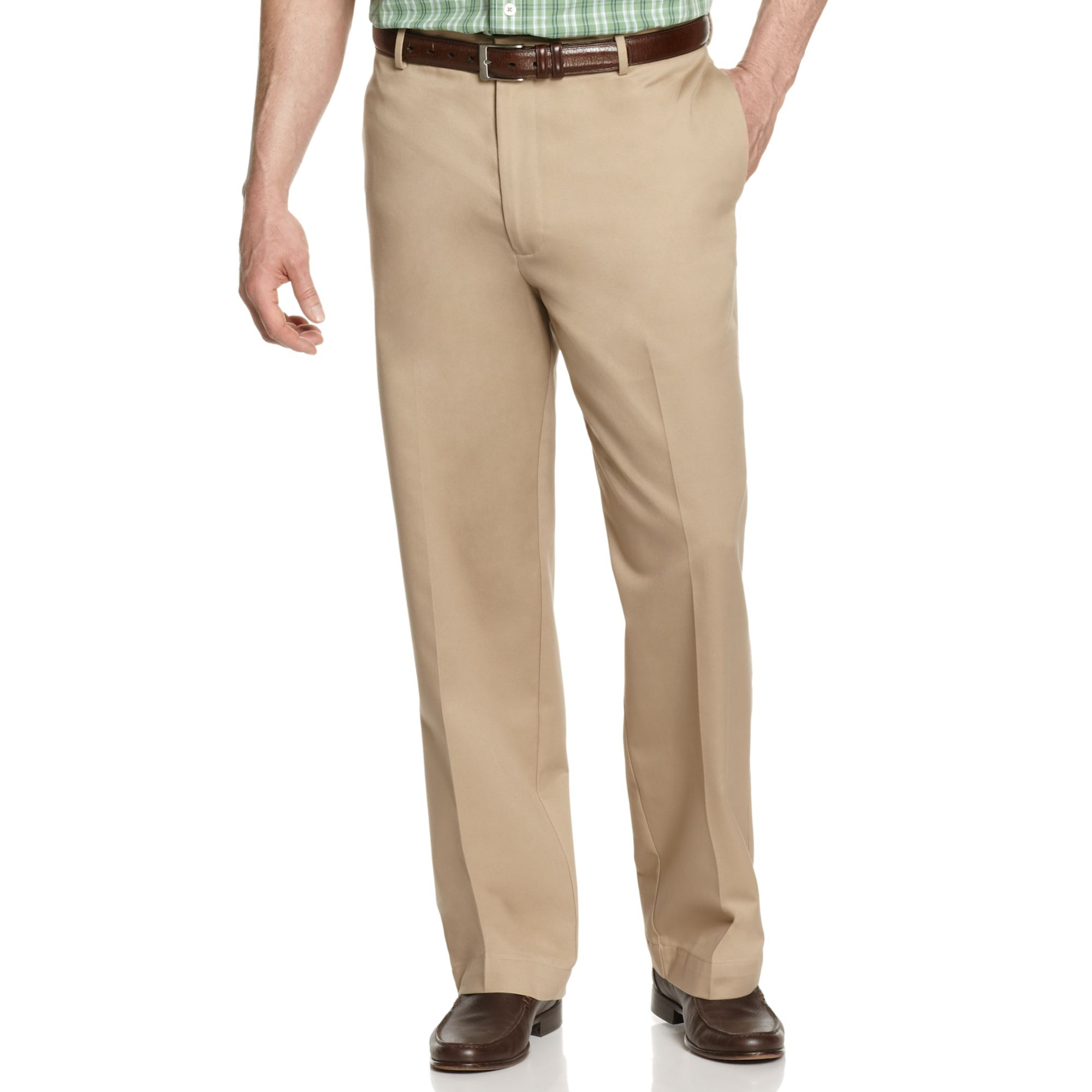Izod Big And Tall Pants, Wrinkle Free Legacy Chino Flat Front Pants in ...