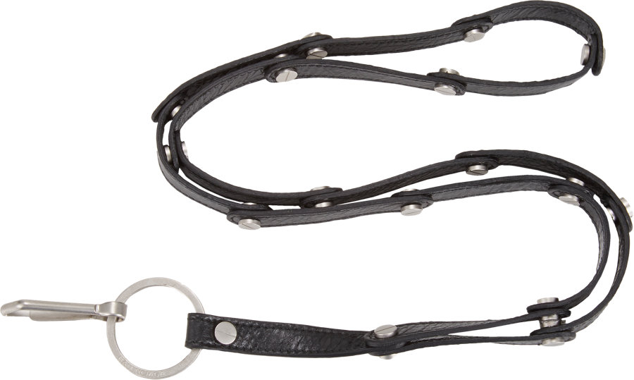 Balenciaga Keychain Neck Lanyard in Black for Men Lyst