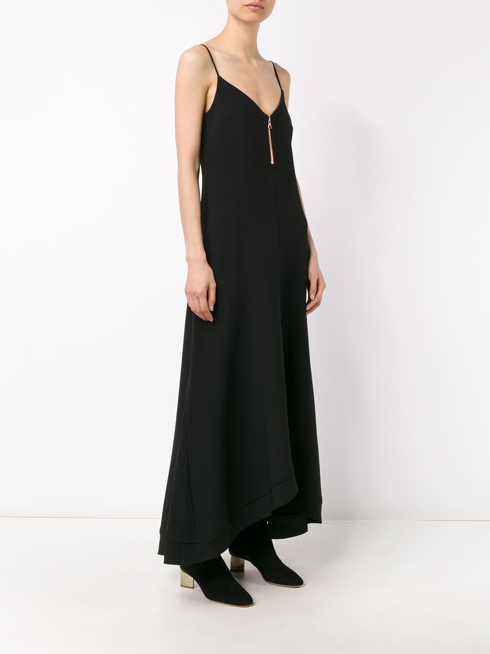 Lyst - Ellery Spaghetti Strap Maxi Dress in Black