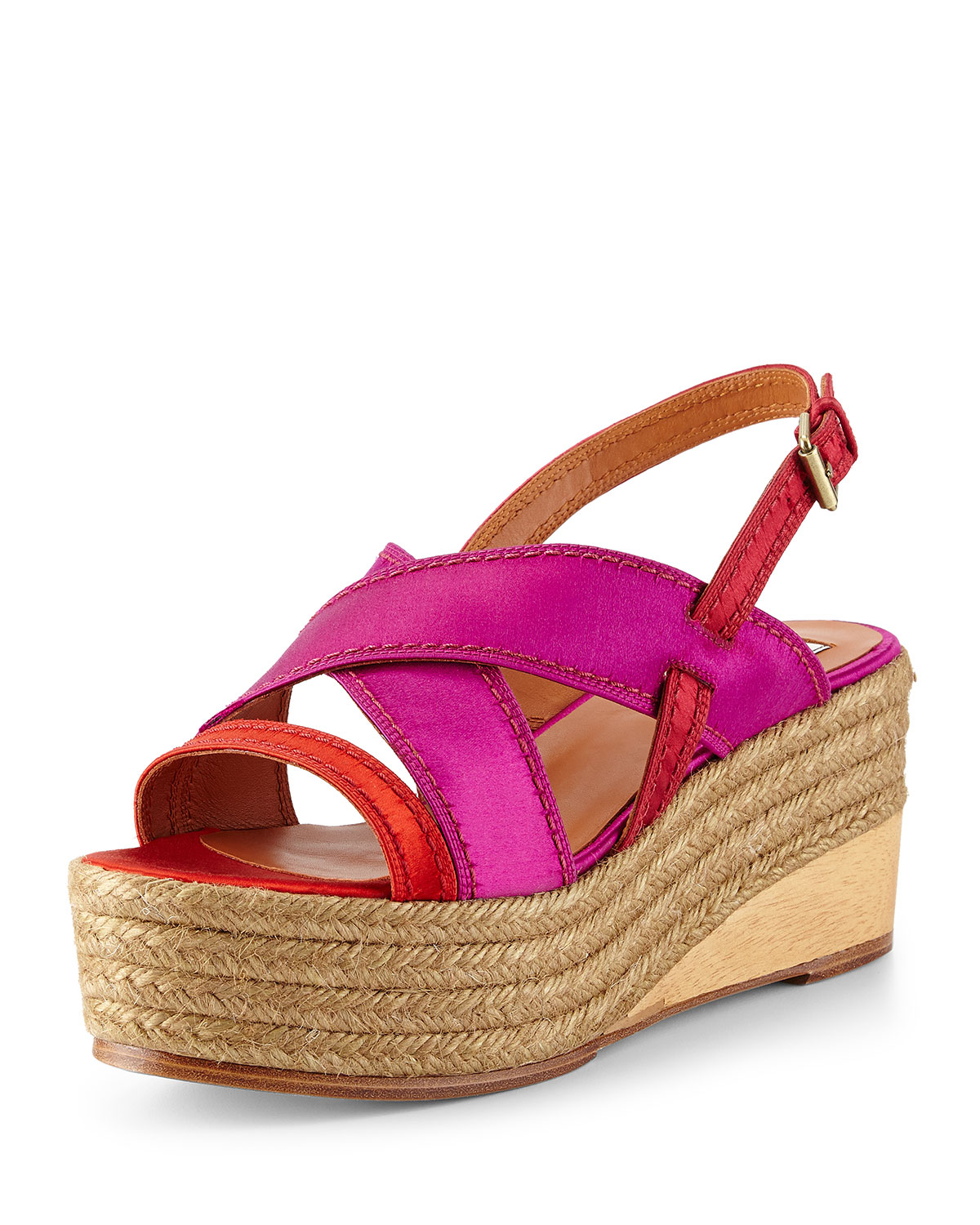 slingback espadrille wedges