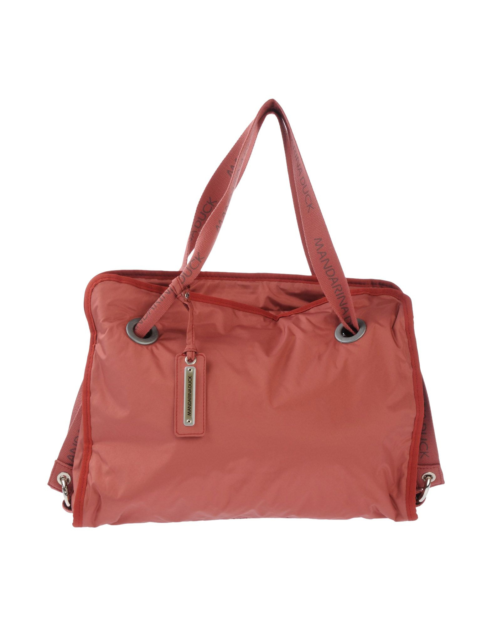Mandarina Duck Large Fabric Bag in Red (Brick red) | Lyst