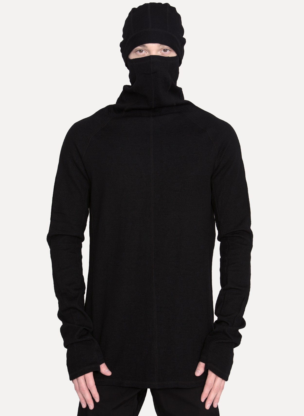 The viridianne Ninja Hoodie in Black for Men Lyst
