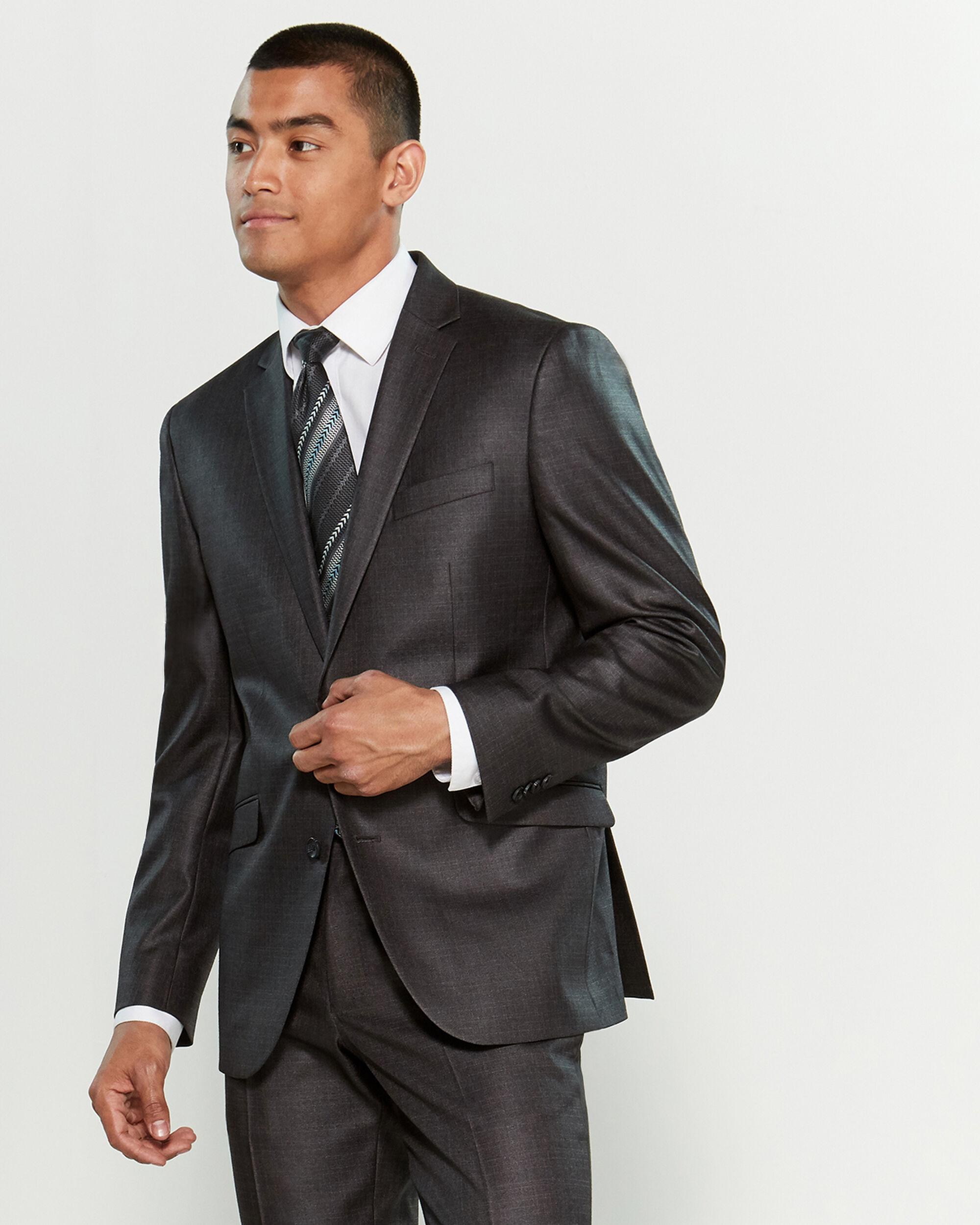 Kenneth Cole Reaction Modern Fit Windowpane Flex Suit ...