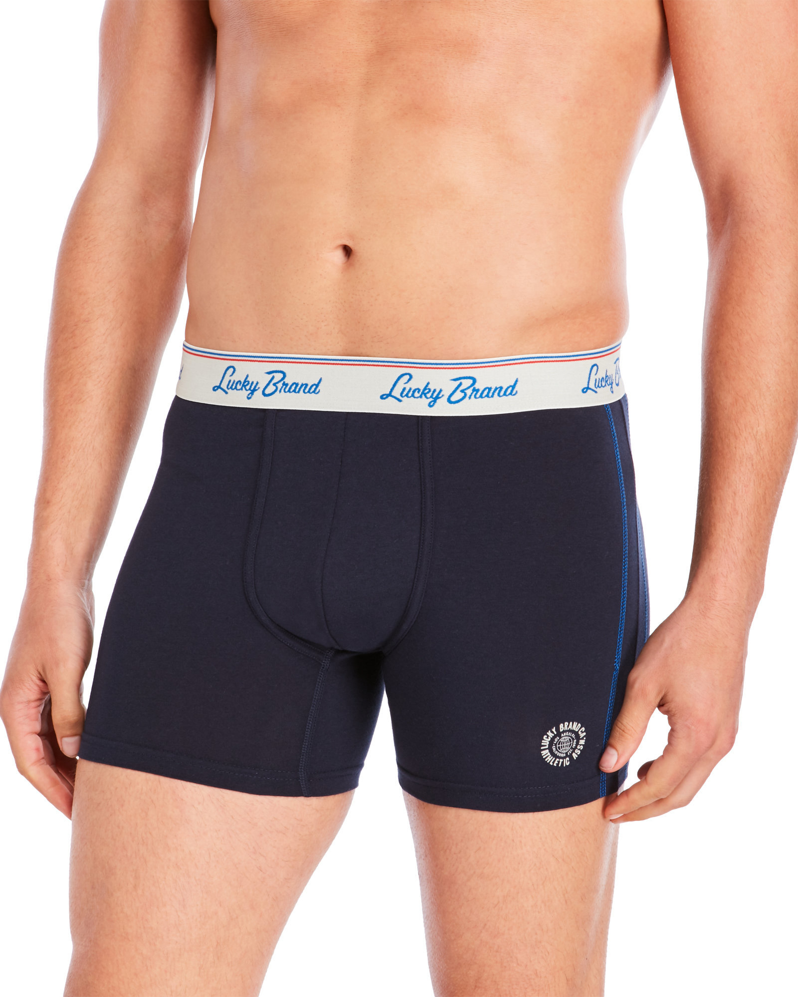 Lucky Brand 3 Pack Stretch Boxer Briefs In Blue For Men Lyst