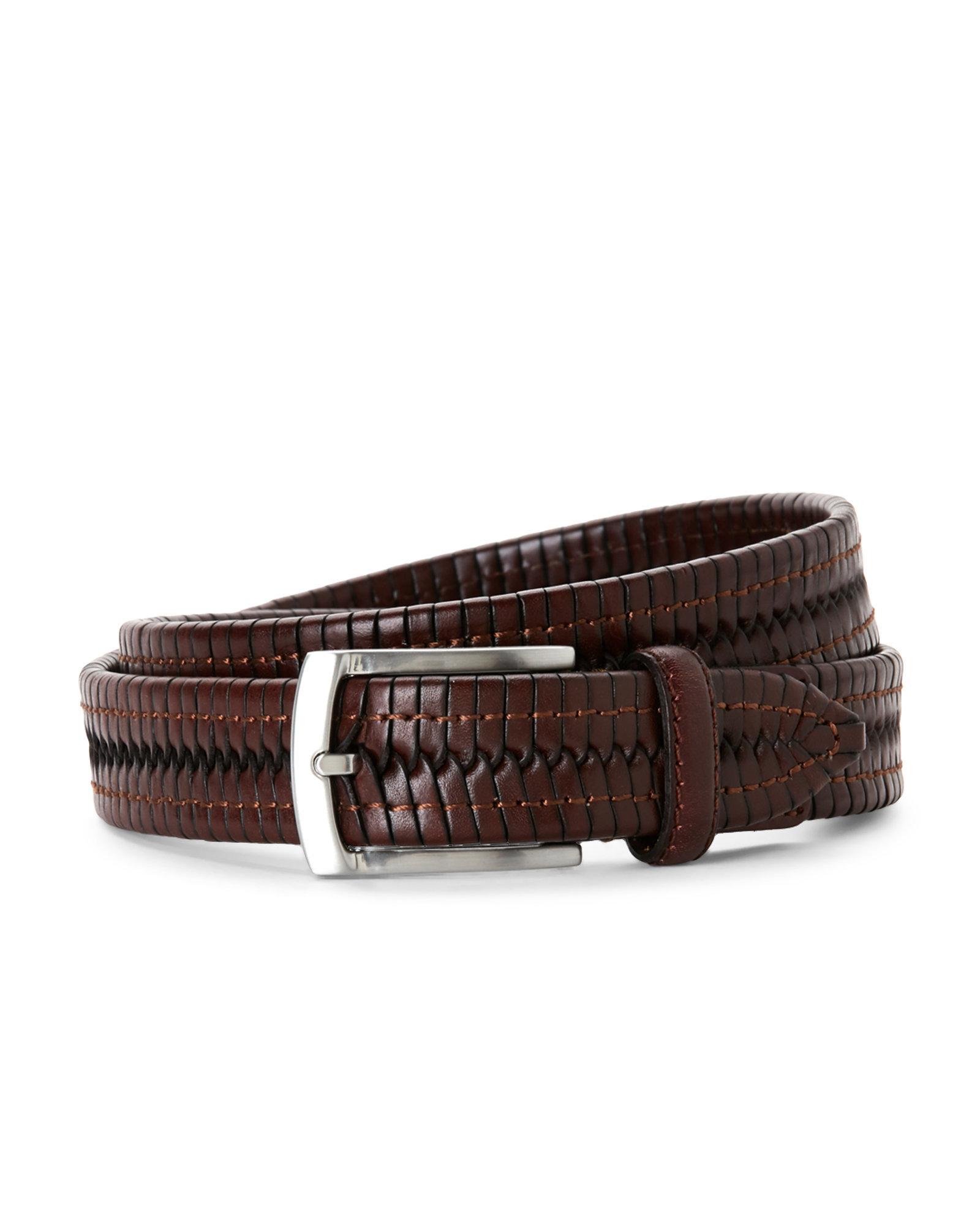 Fossil Mens Leather Belts Literacy Basics