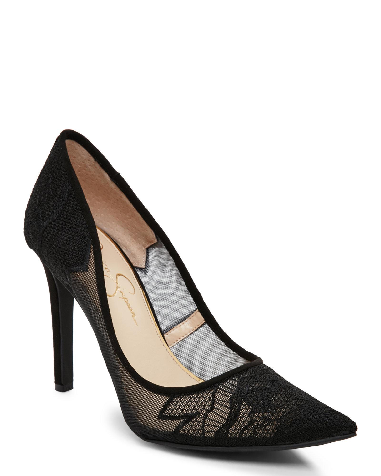 jessica simpson lace heels