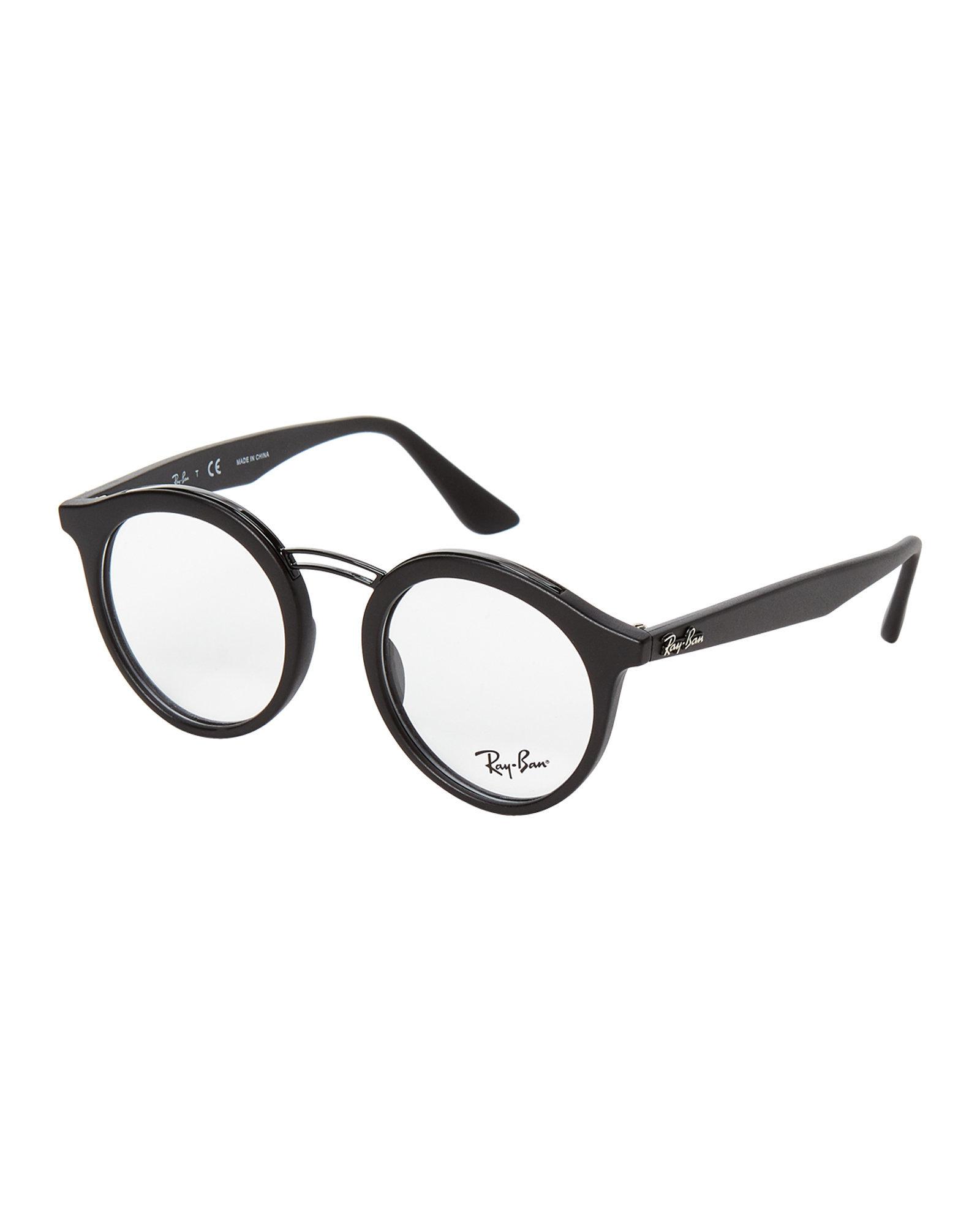Lyst Ray Ban Rb7110 Black Small Round Optical Frames In For Men Gallery