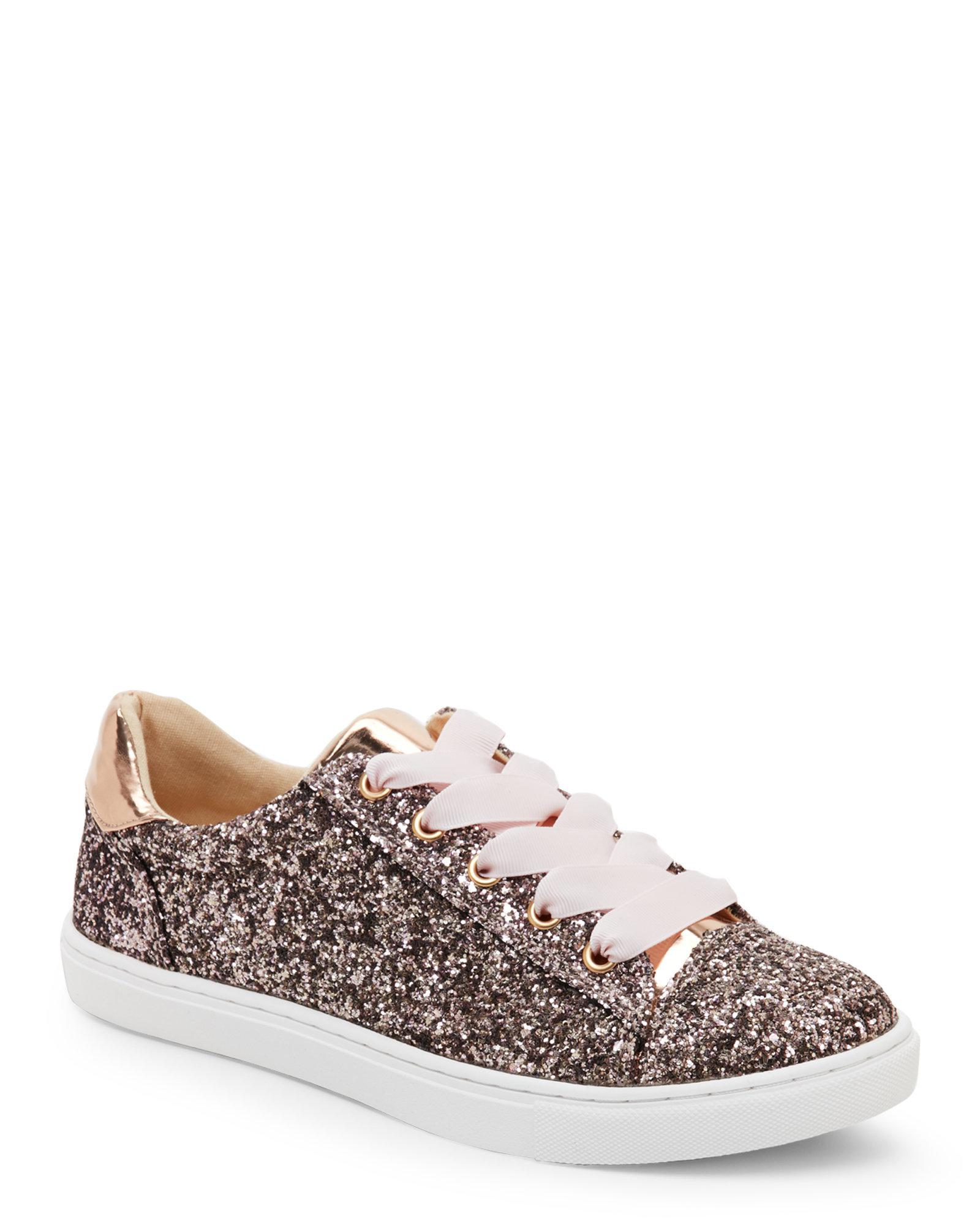 betsey johnson glitter fashion sneakers