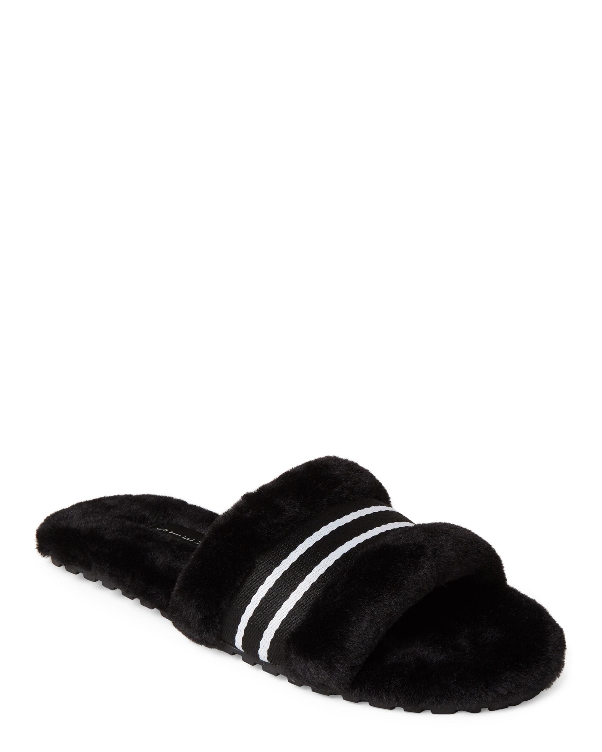 steve madden slippers black