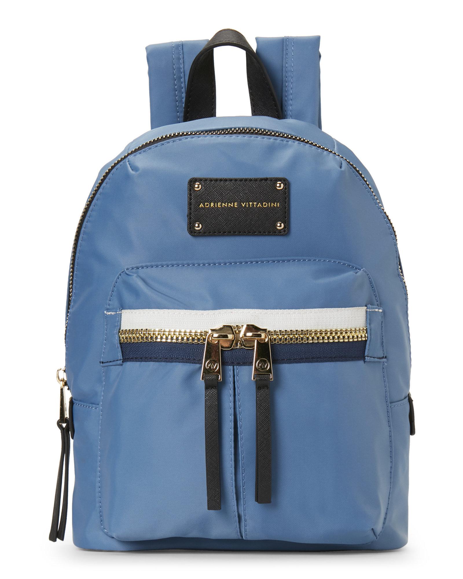 adrienne vittadini nylon backpack