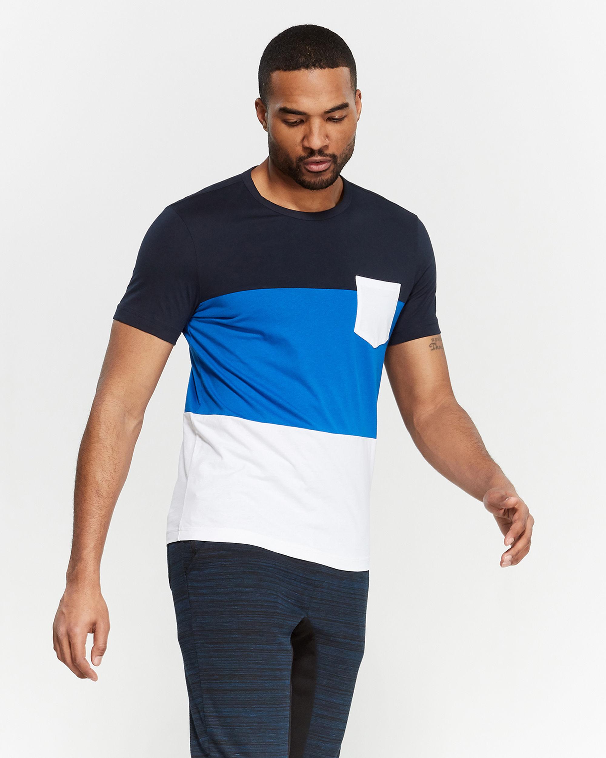 champion color block shirt