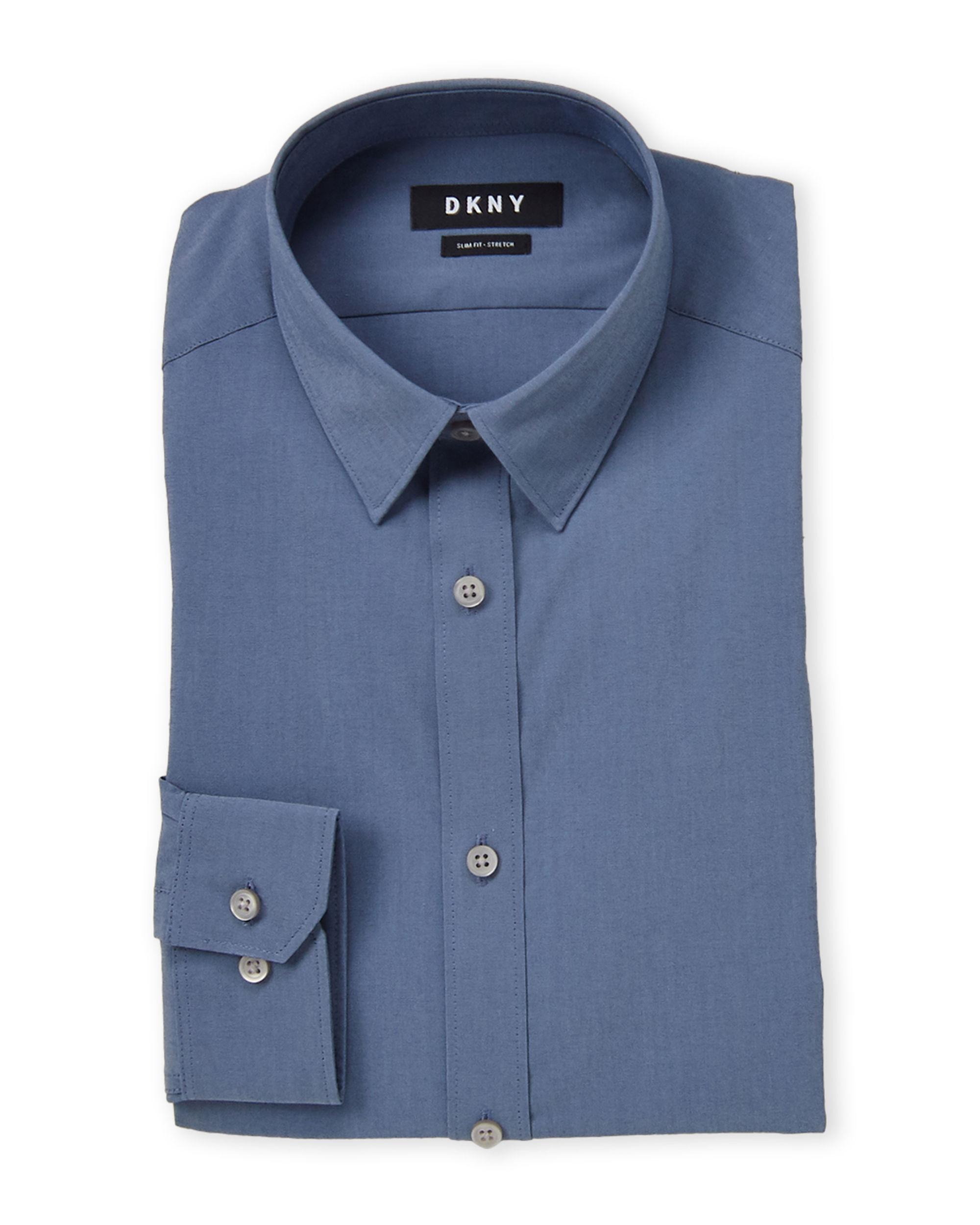 dkny dress shirts slim fit