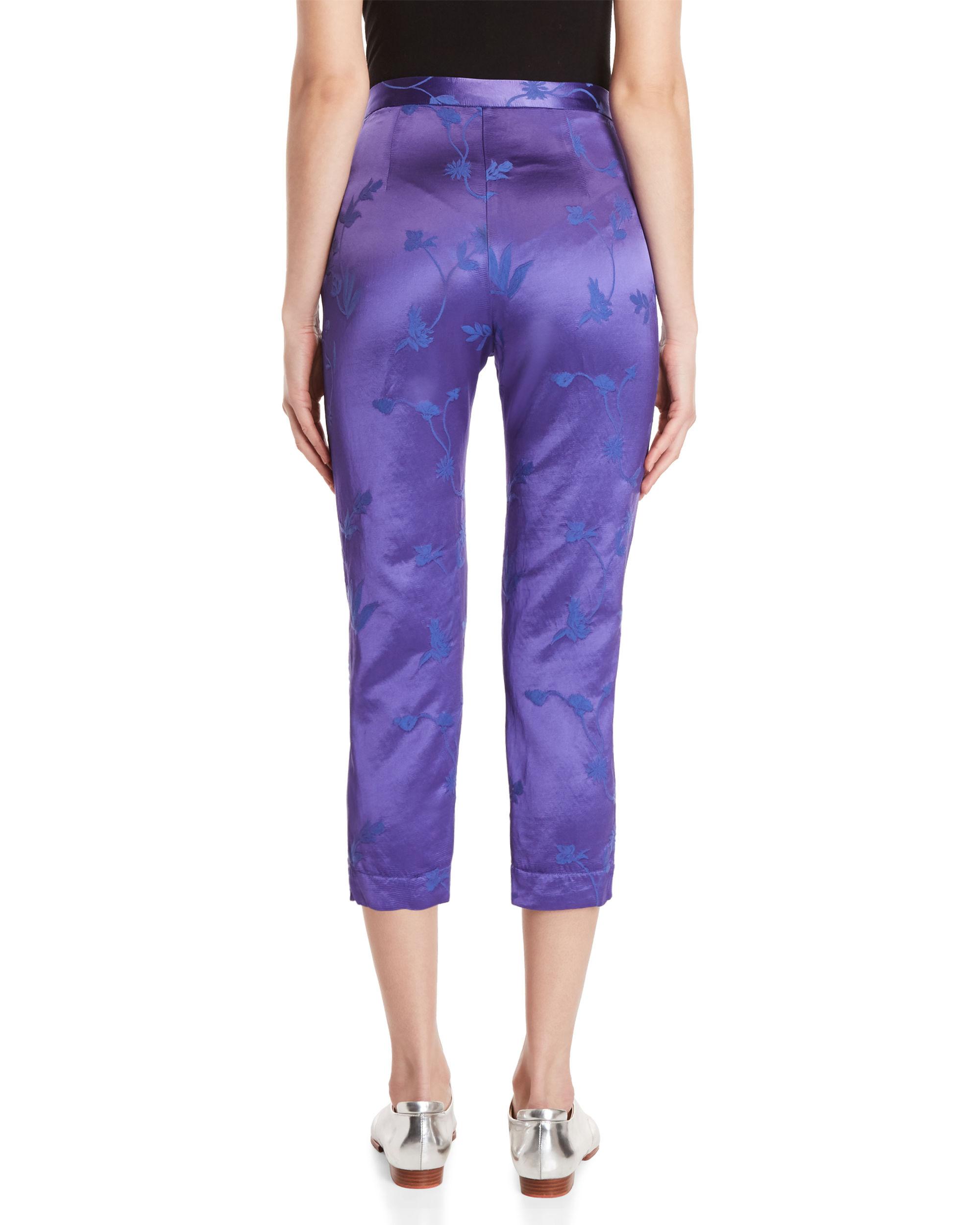 purple pants women