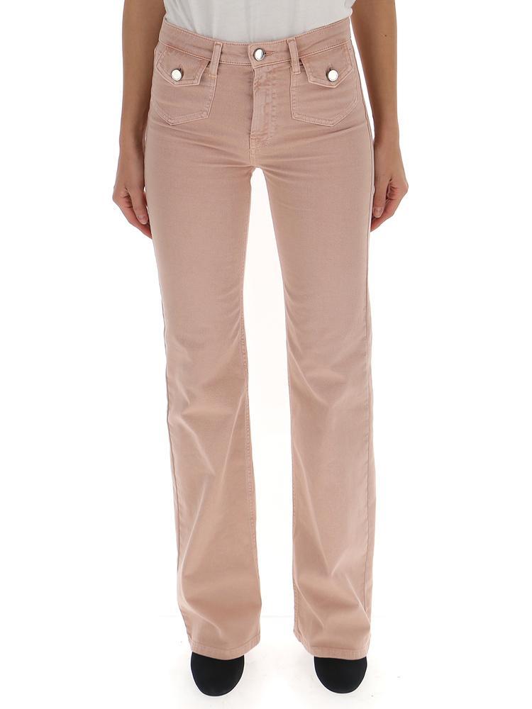 RED Valentino Flared Jeans in Pink - Lyst