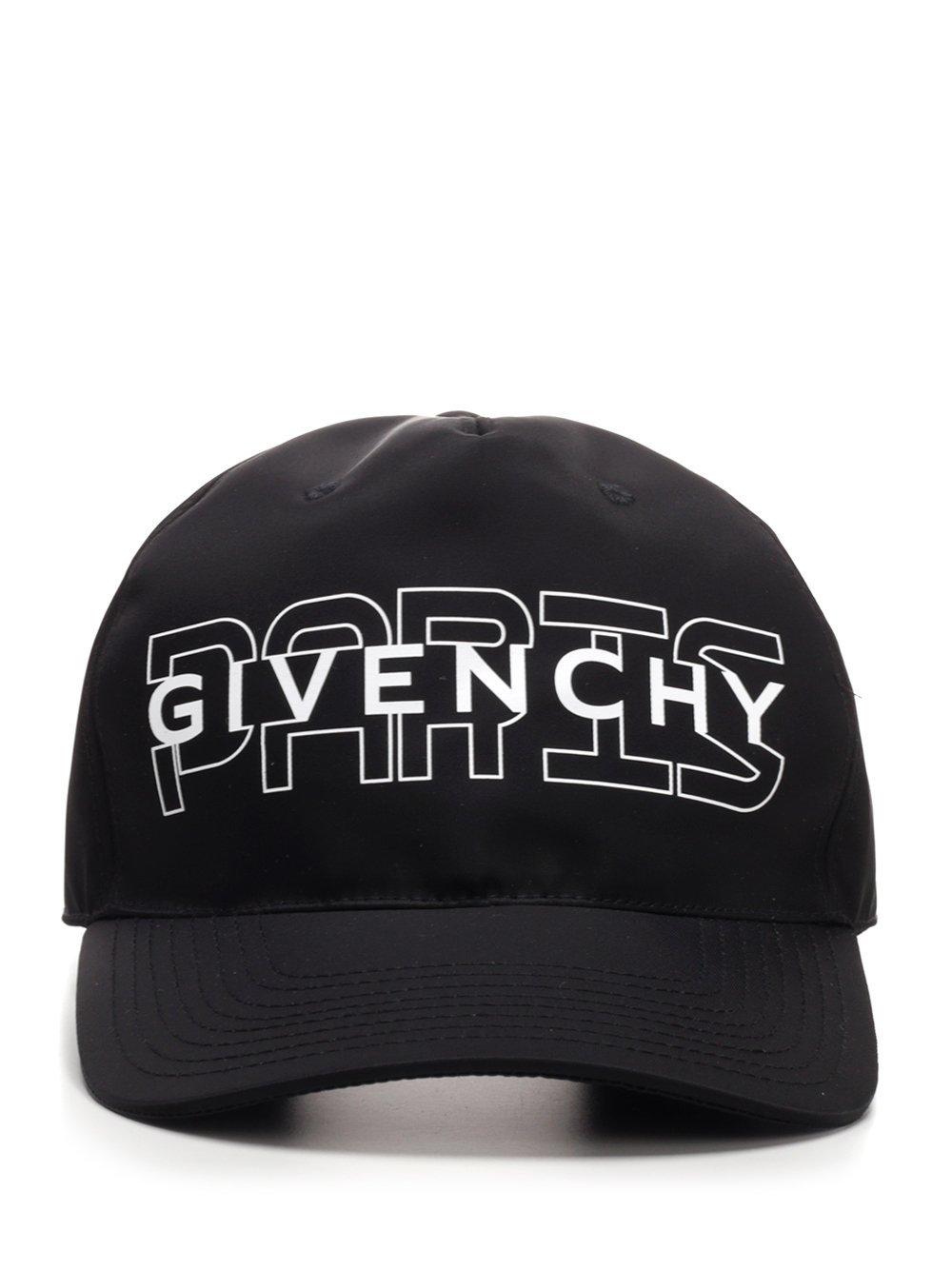 Givenchy Paris Logo Printed Techno Baseball Cap in Black for Men - Save ...