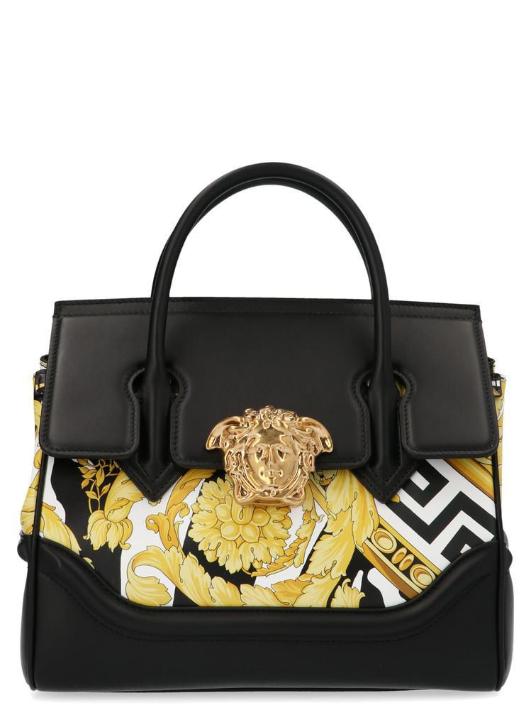 Versace Barocco Print Tote Bag in Black - Lyst