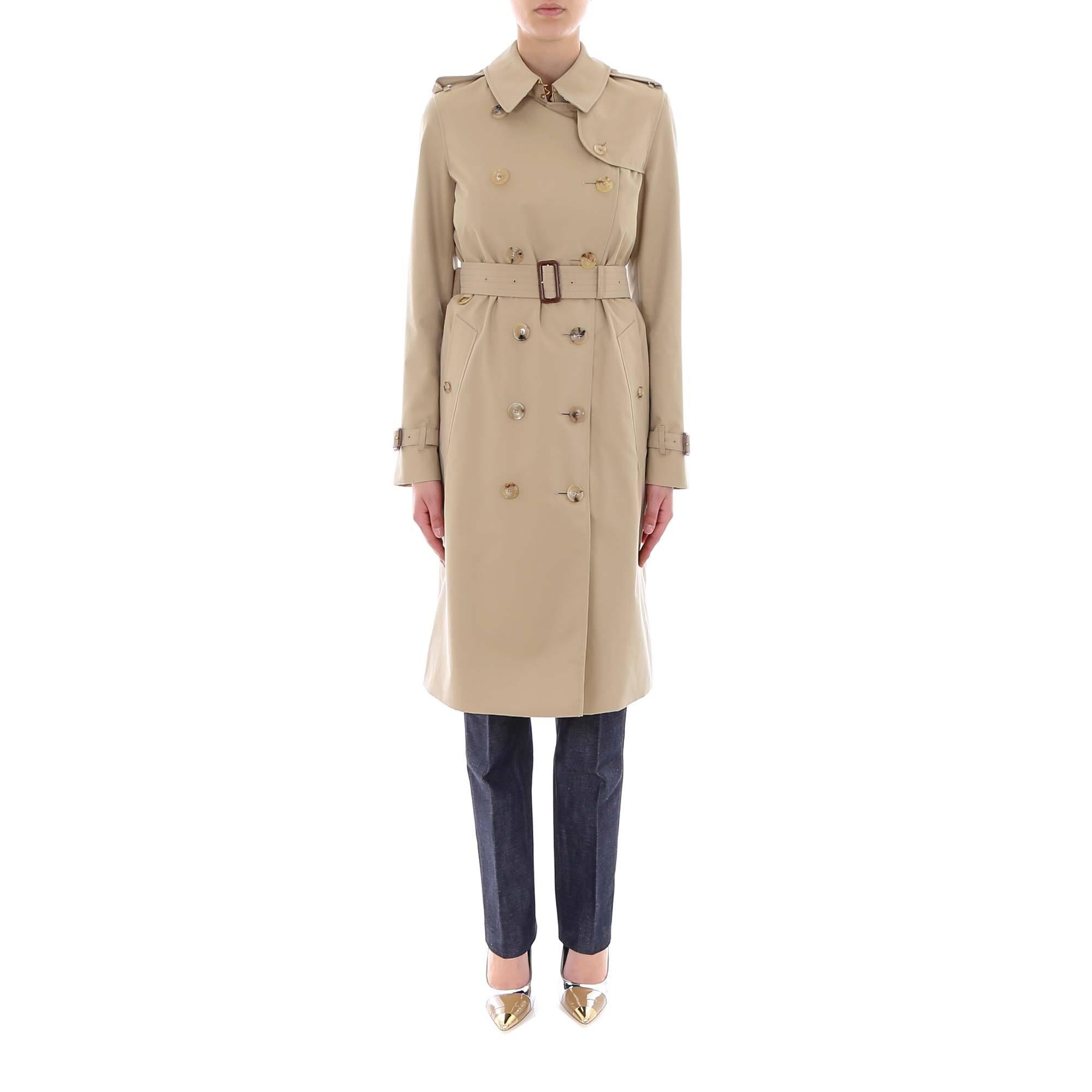 Burberry The Long Kensington Heritage Trench Coat in Brown - Lyst