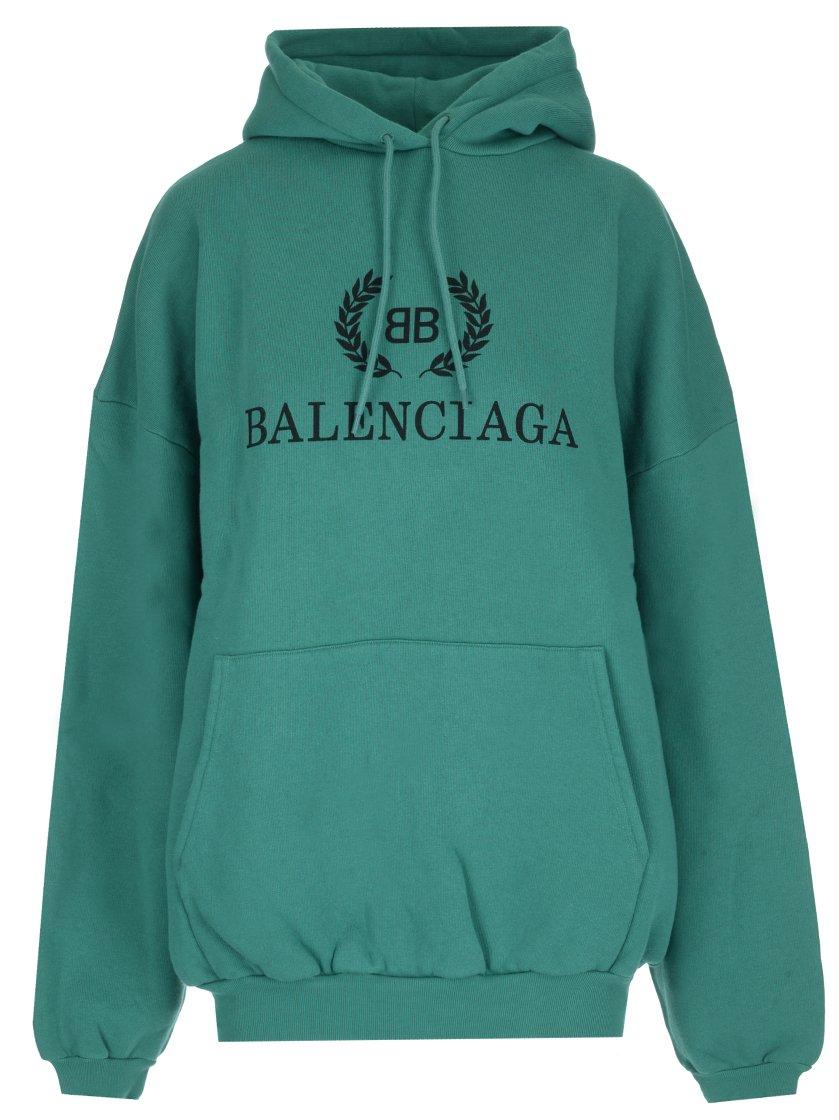 green balenciaga sweatshirt