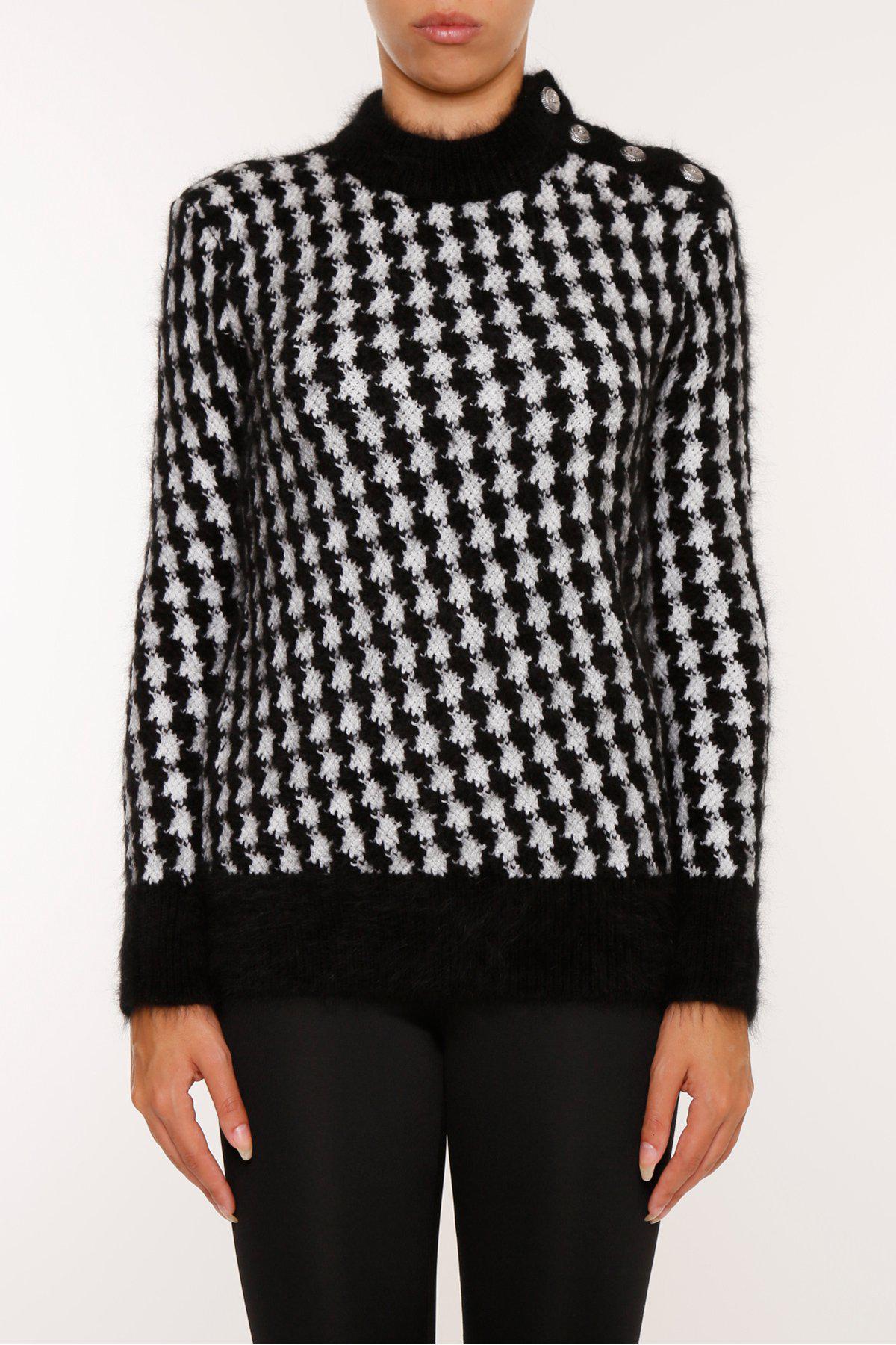 balmain knitted sweater