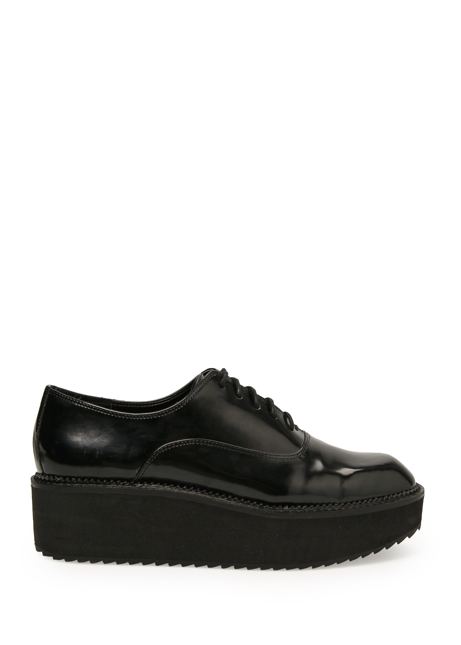 Lyst - Mango Platform Oxford Shoes in Black