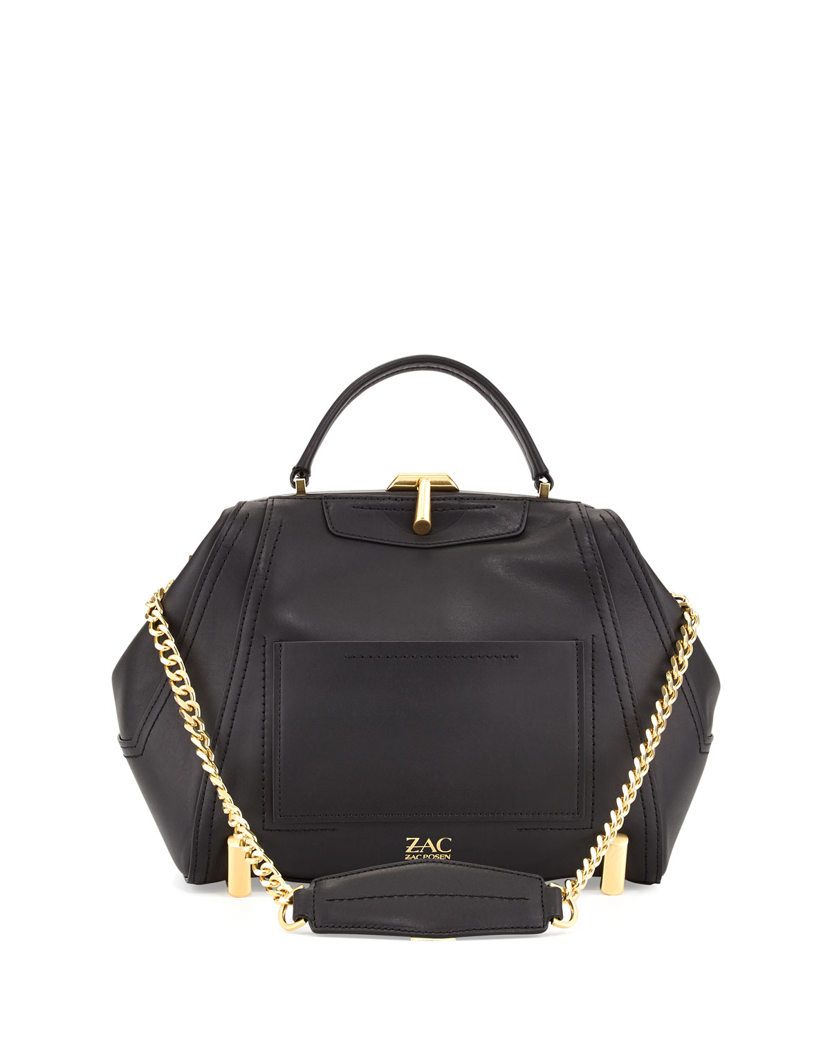 Zac Zac Posen Daphne Totehandle Doctor Bag in Black Lyst