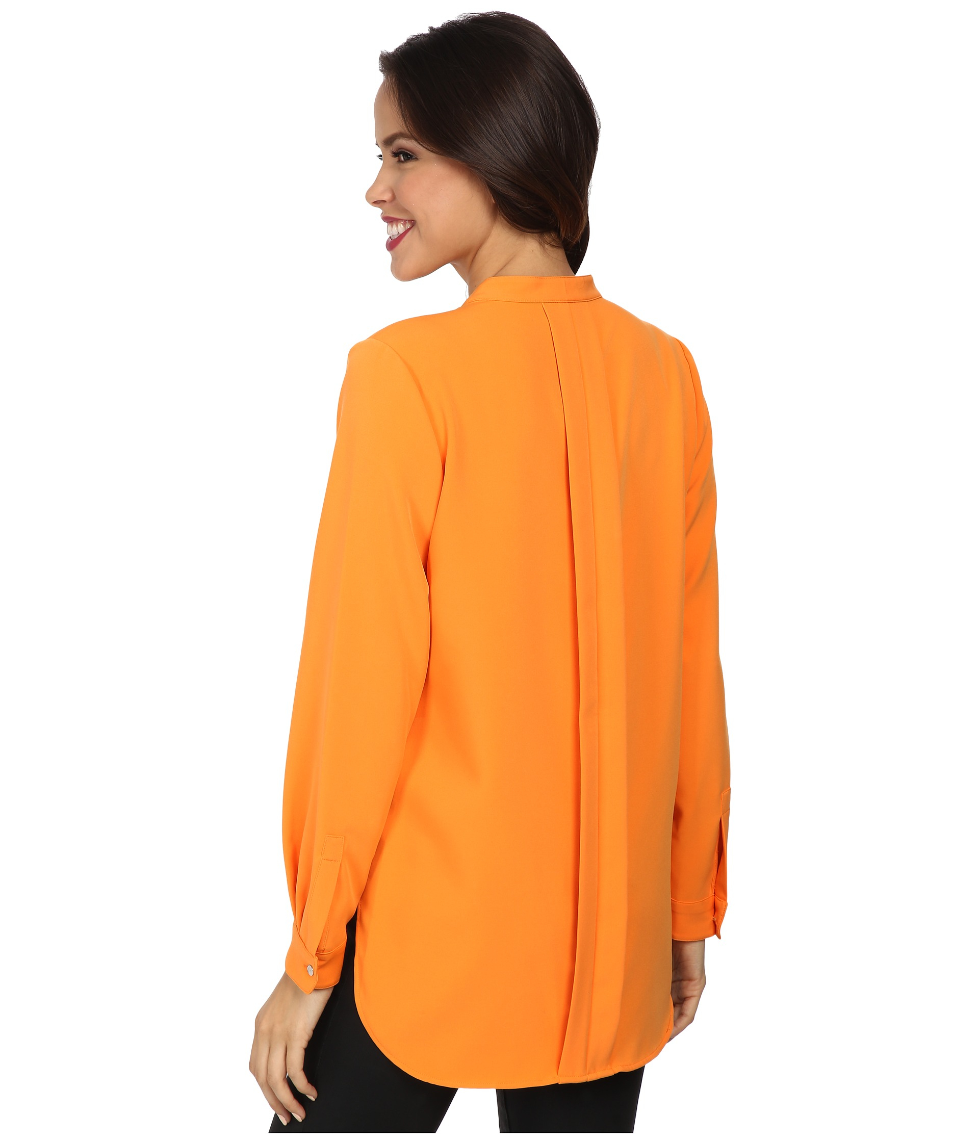 light orange blouse