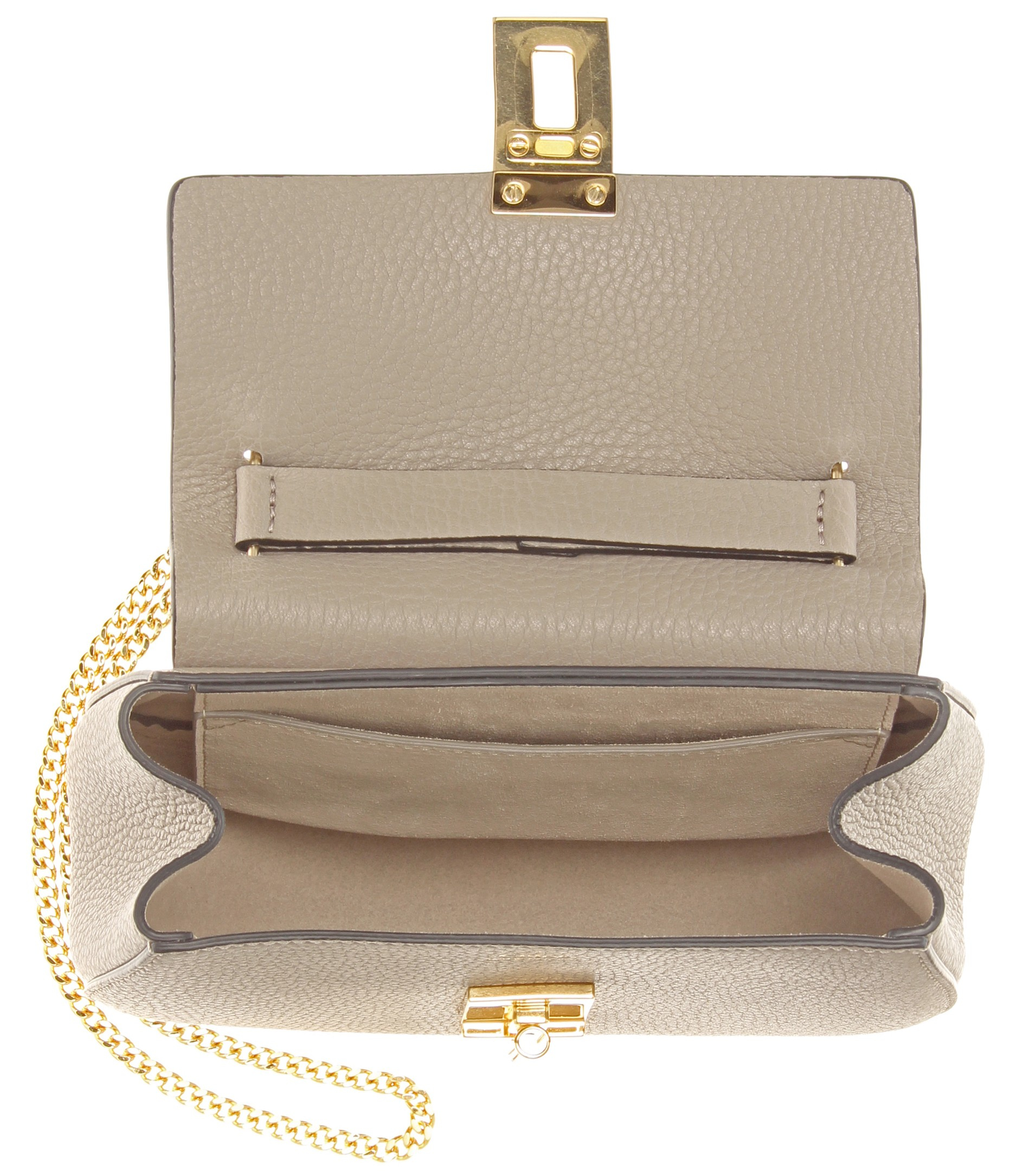 knock off chloe bag - hudson mini bag in smooth calfskin with studded fold leather
