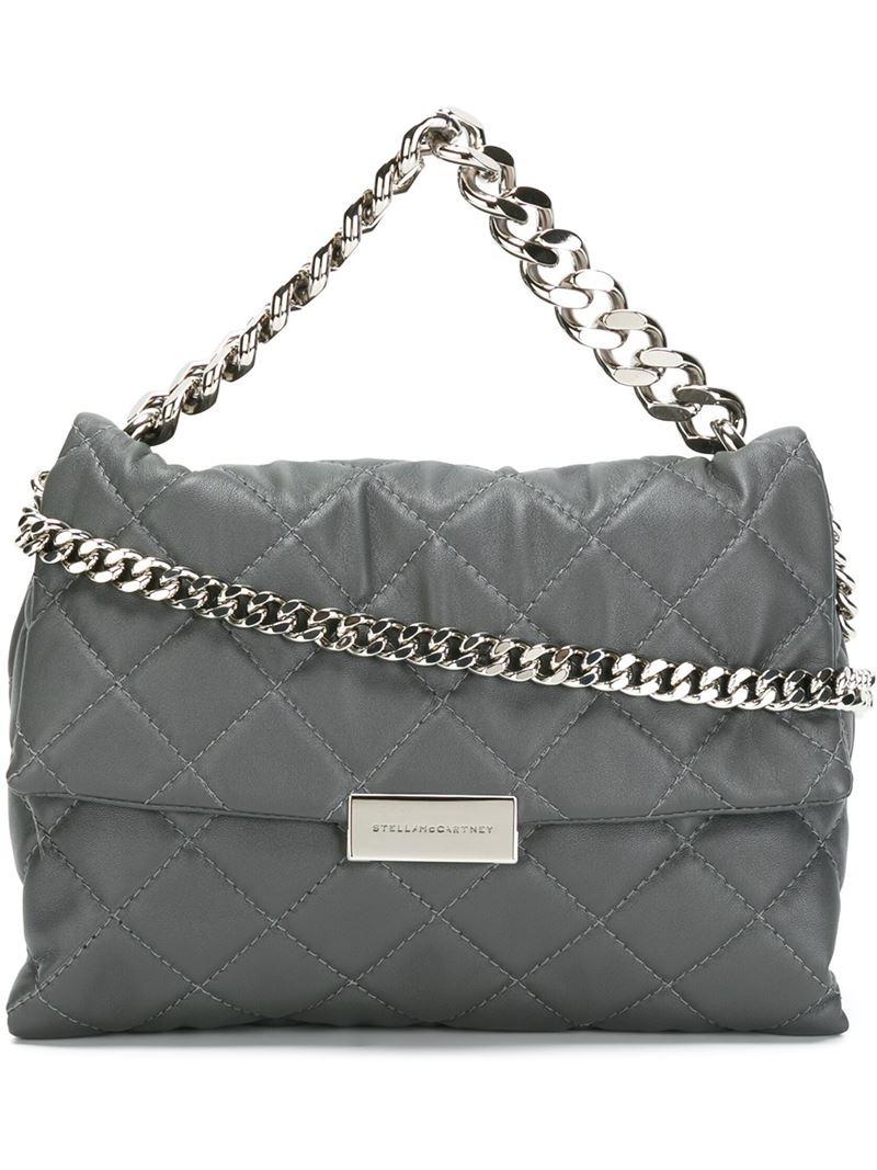 light grey shoulder bag