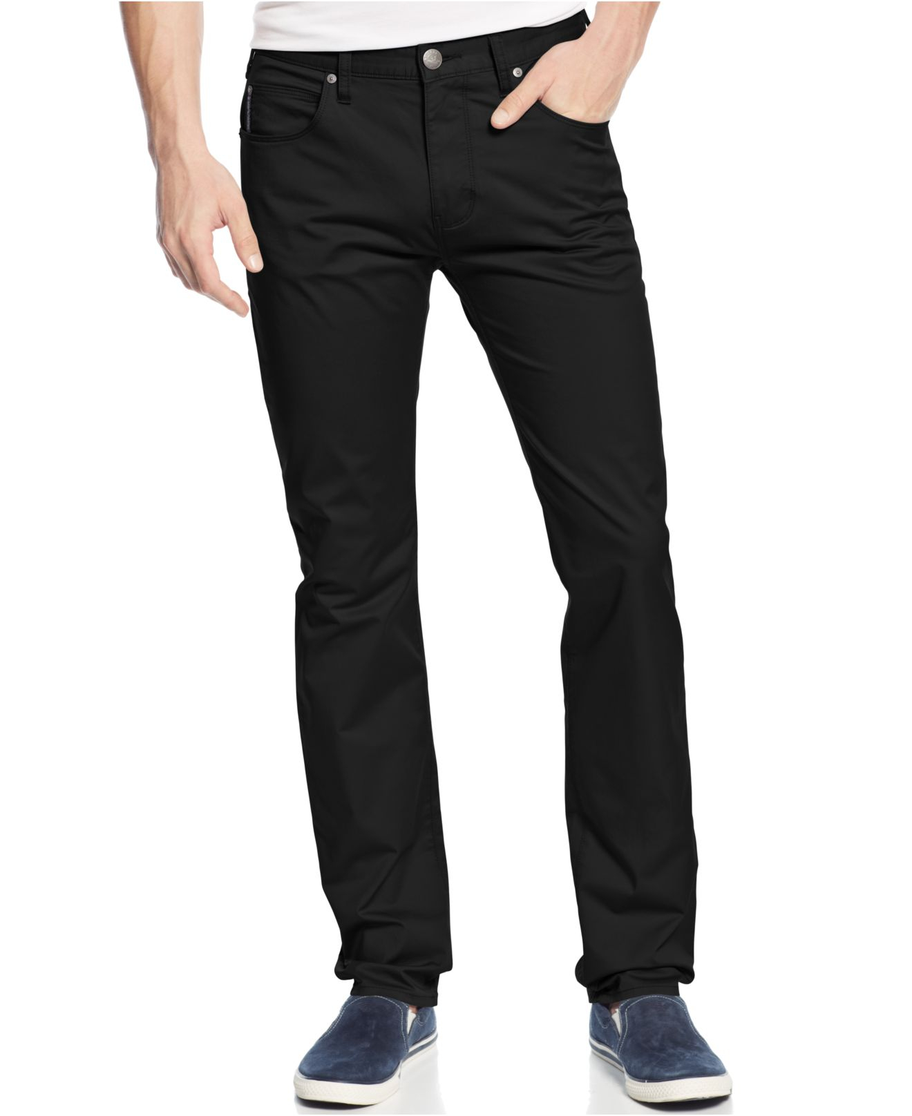 armani pants black