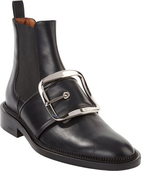Givenchy Buckle-Strap Tina Boots in Black for Men | Lyst