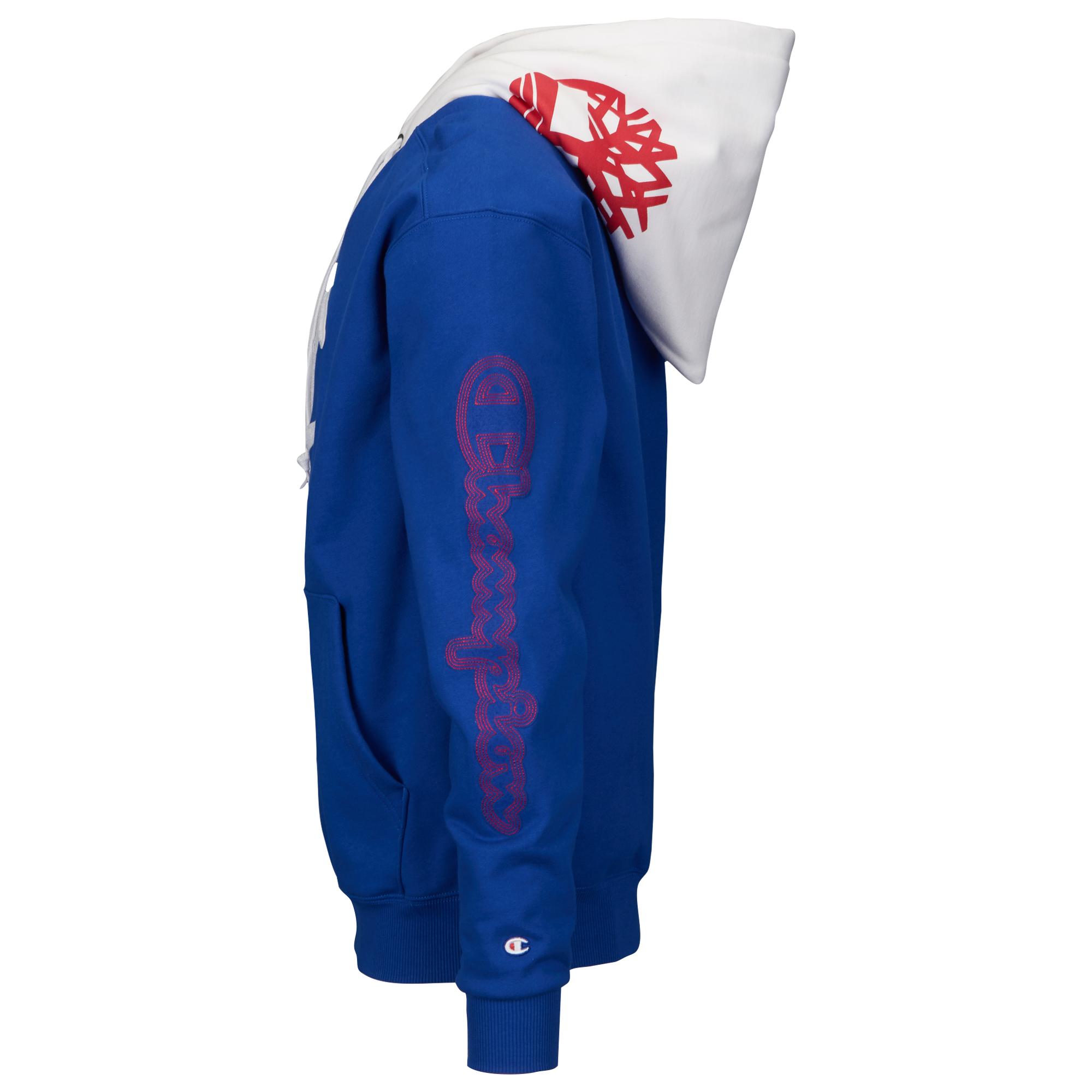 Champion Timberland Super Flc Sport Cone Hoodie in Blue for Men - Lyst