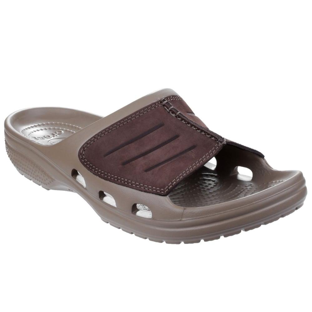 Lyst - Crocs™ Yukon Mesa Slide Mens Summer Sandals in Brown for Men