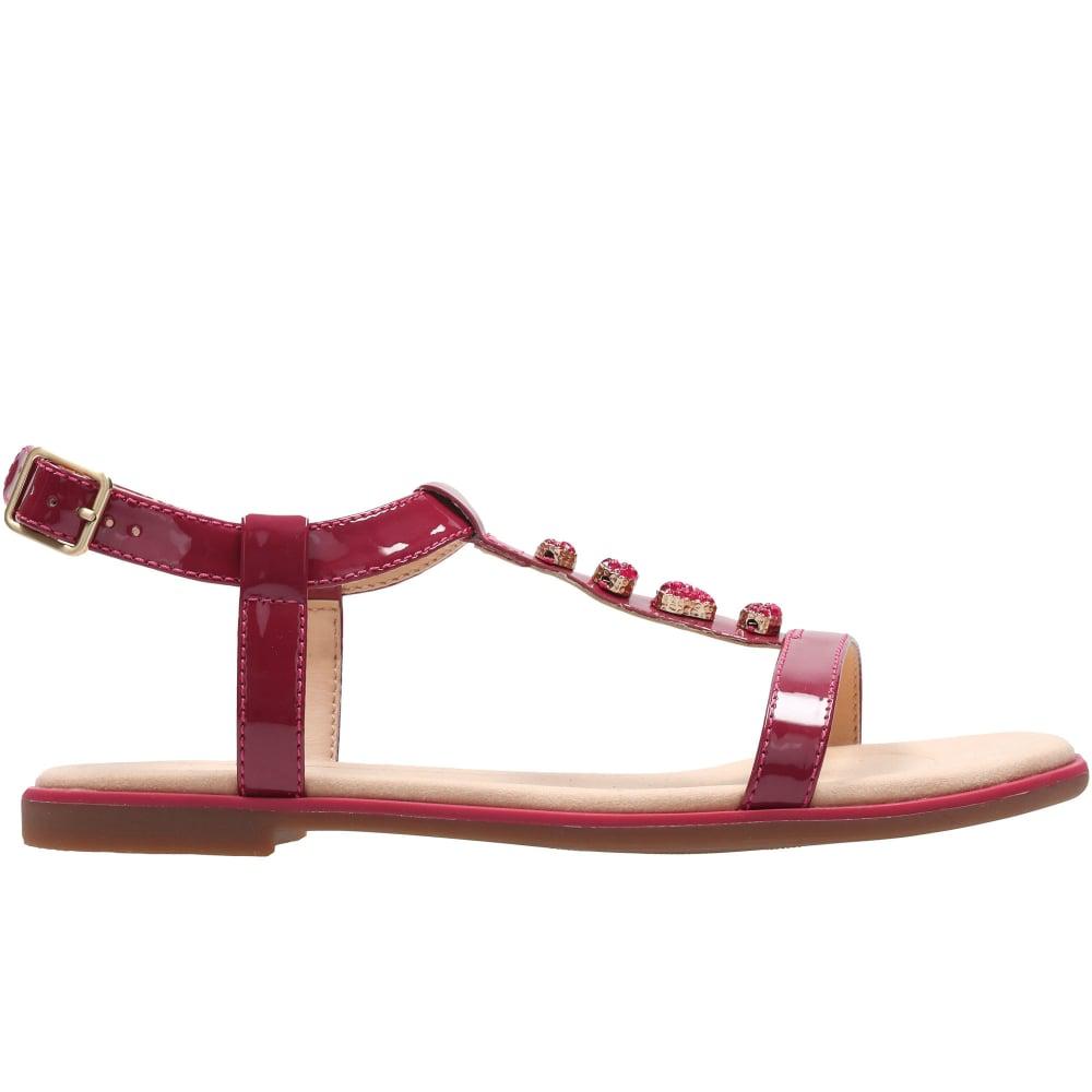 Clarks - Multicolor Bay Blossom Womens Patent Sandals - Lyst. View fullscreen