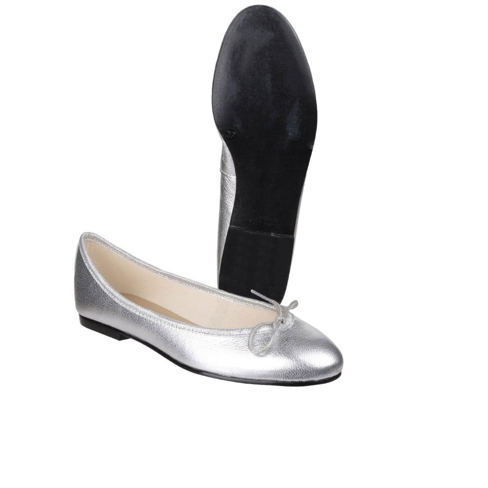 Lyst - French Sole India Womens Silver Ballet Pumps in Metallic