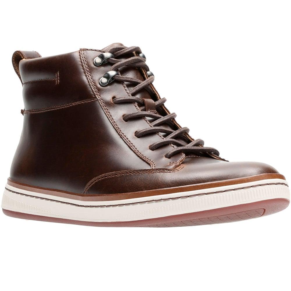 clarks mid heel boots