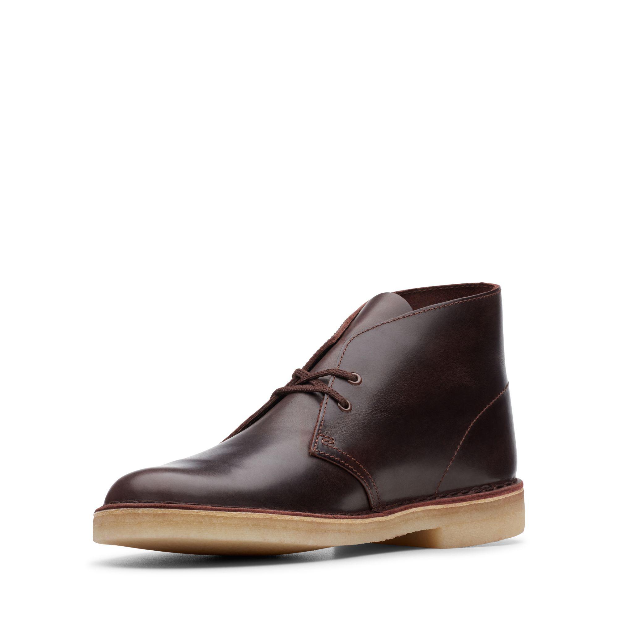 Clarks Leather Desert Boot in Chestnut Leather (Brown) for Men - Lyst